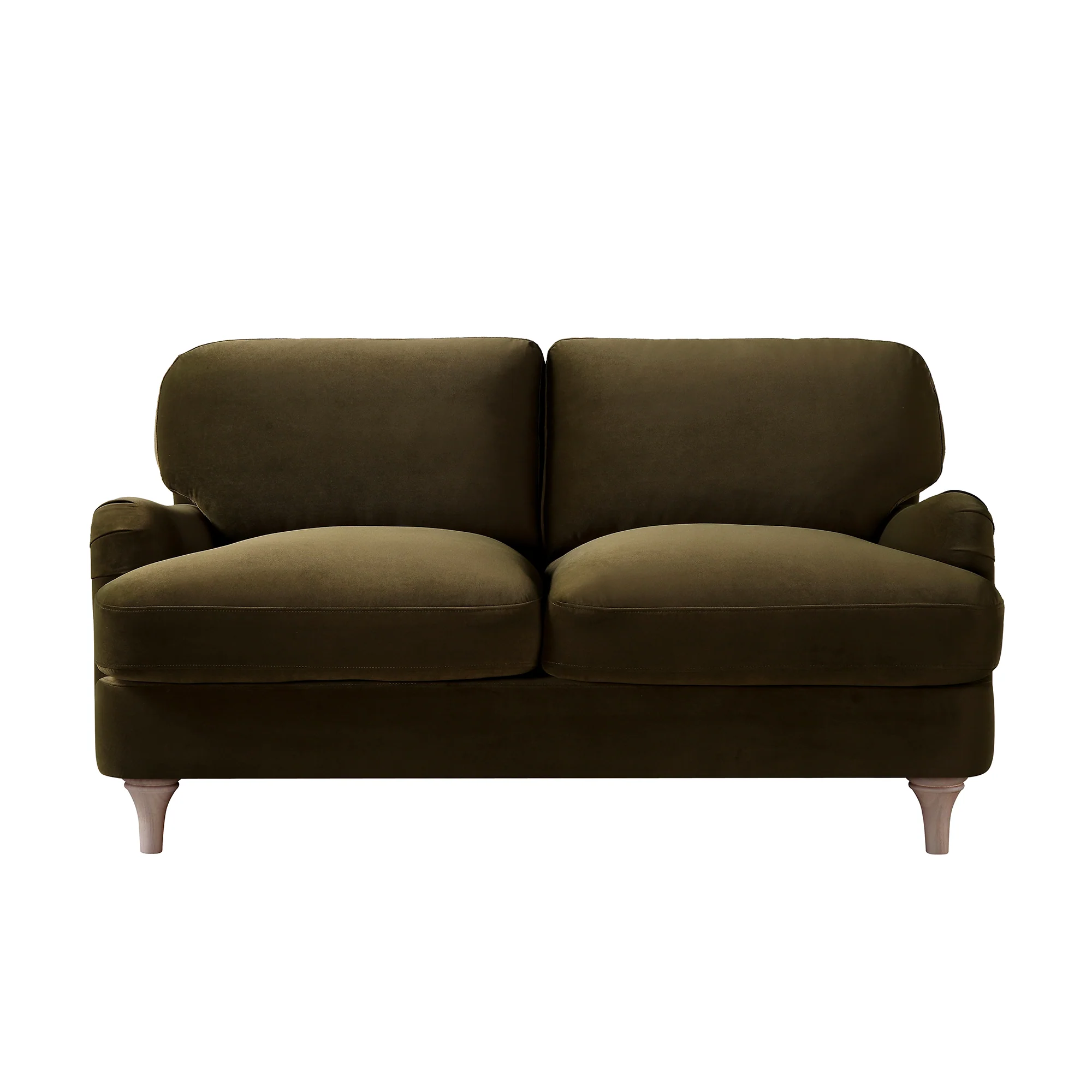 Daphnis Seaweed Velvet Sofa, 2-Seater - Image 4