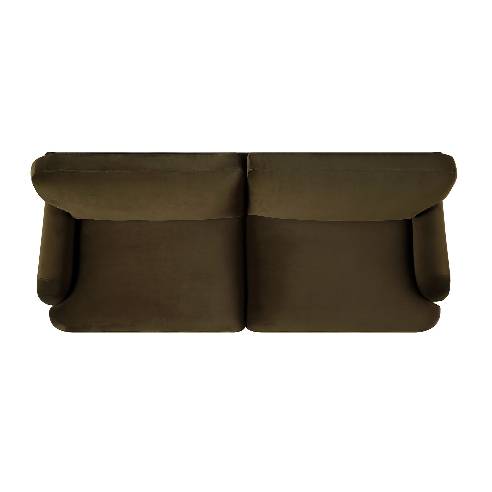 Daphnis Seaweed Velvet Sofa, 3-Seater - Image 10