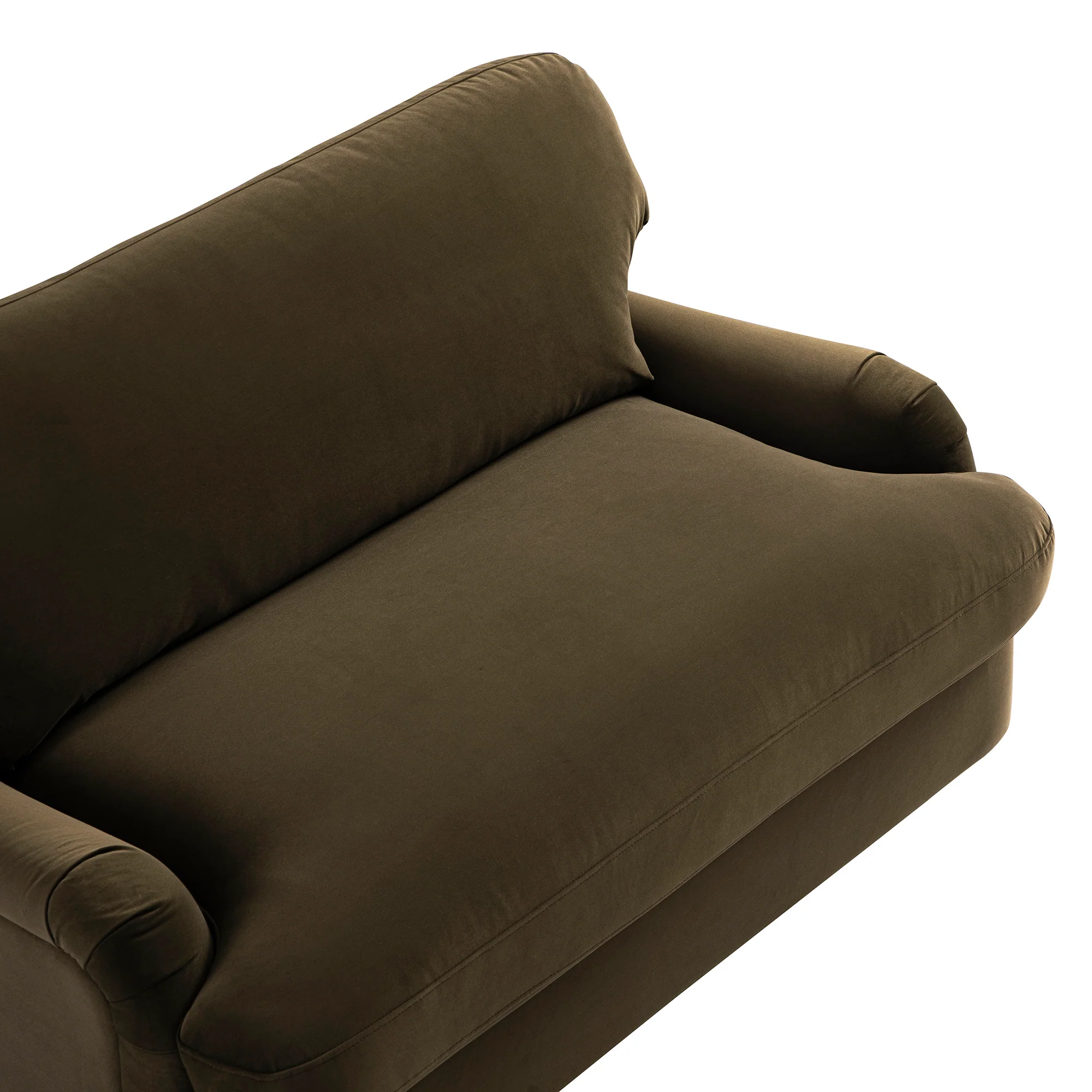 Daphnis Seaweed Velvet Sofa Bed, Loveseat - Image 19