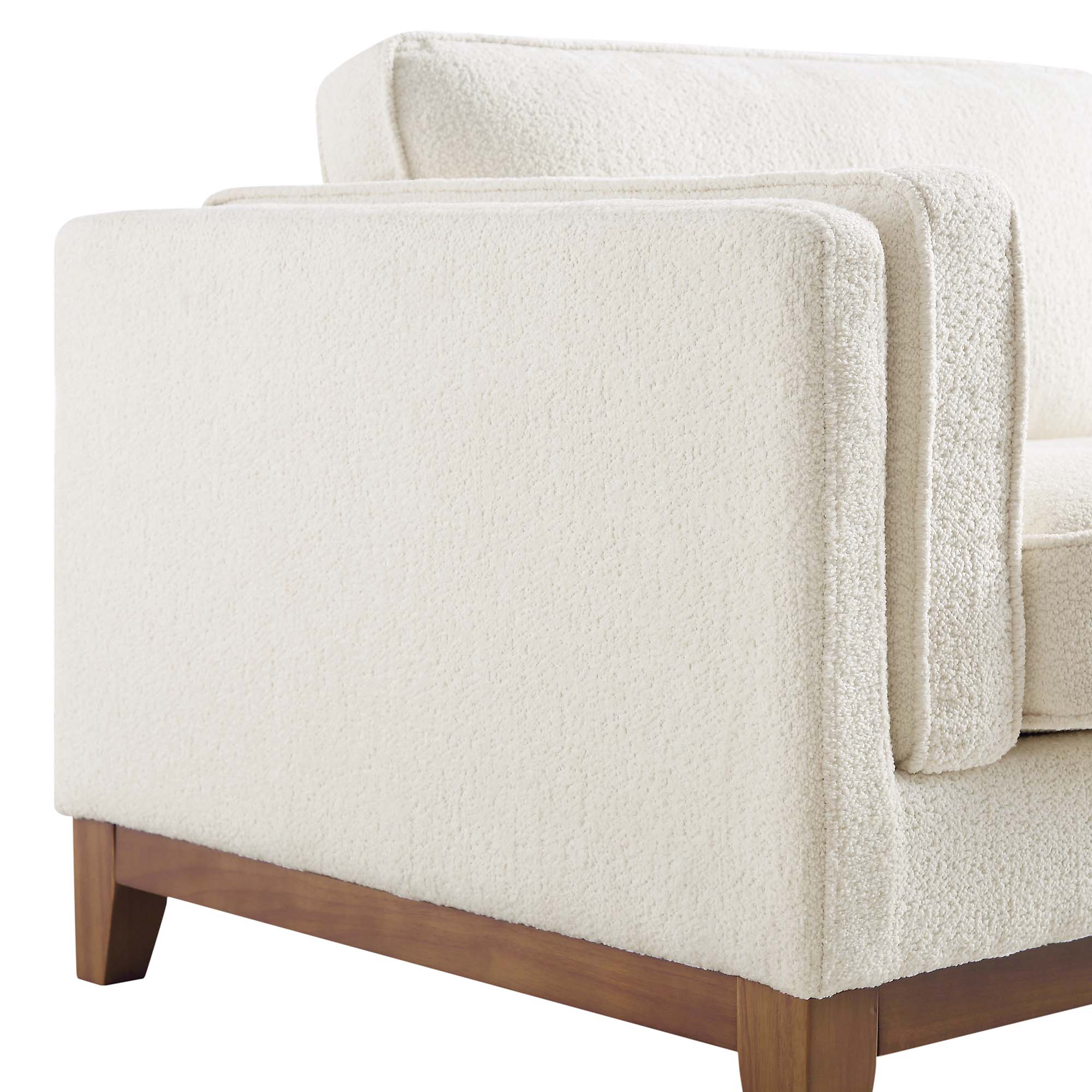 Dipley Beige Boucle Fabric Sofa, 3-Seater - Image 11