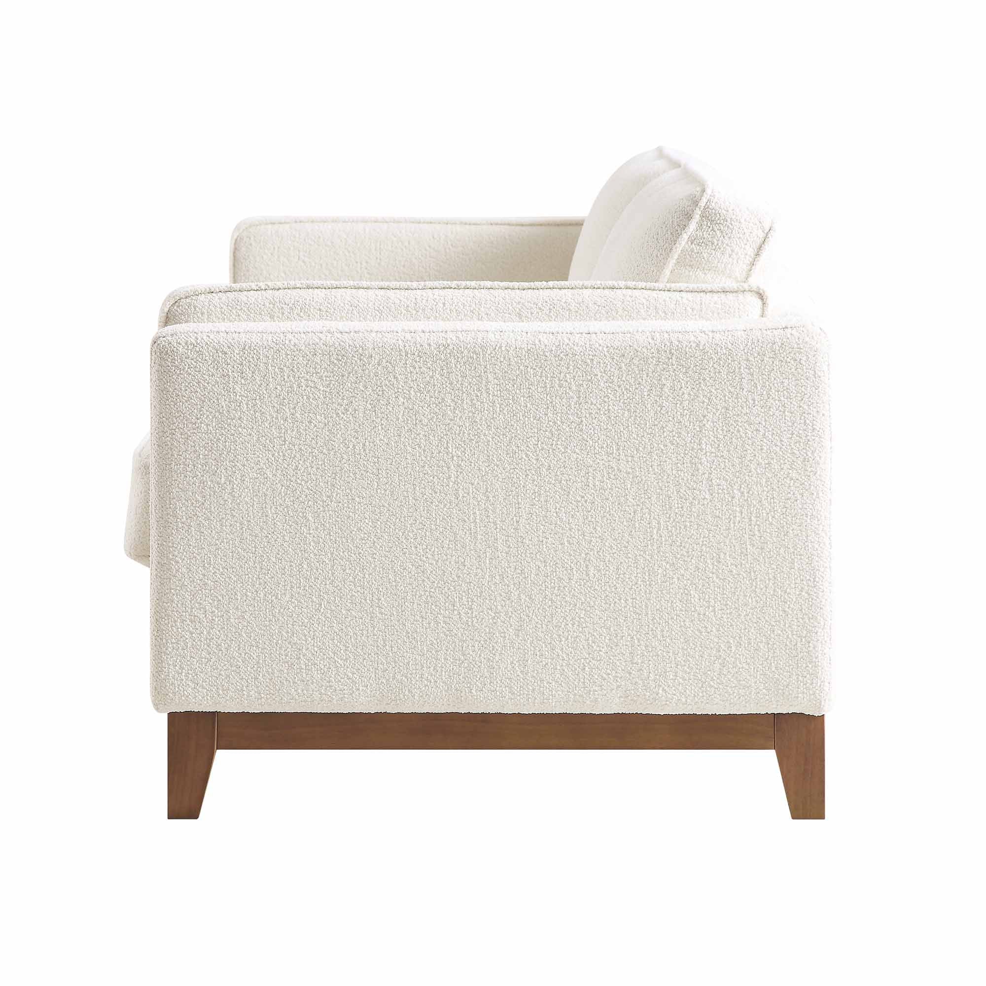 Dipley Beige Boucle Fabric Sofa, 3-Seater - Image 8