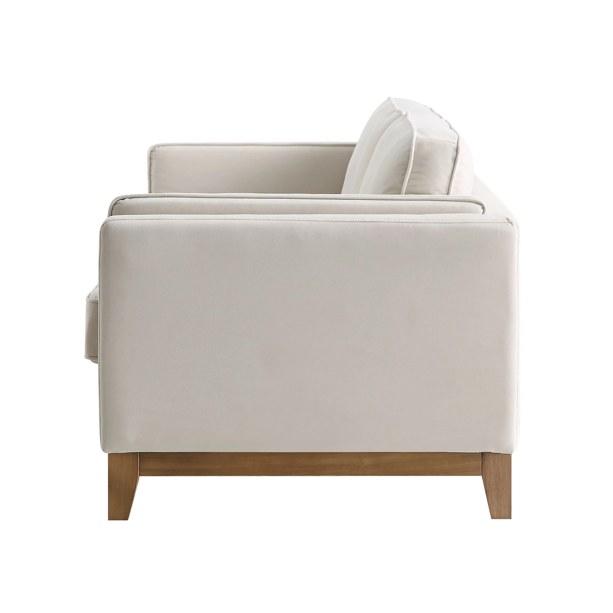 Dipley Champagne Velvet Sofa, 3-Seater - Image 8