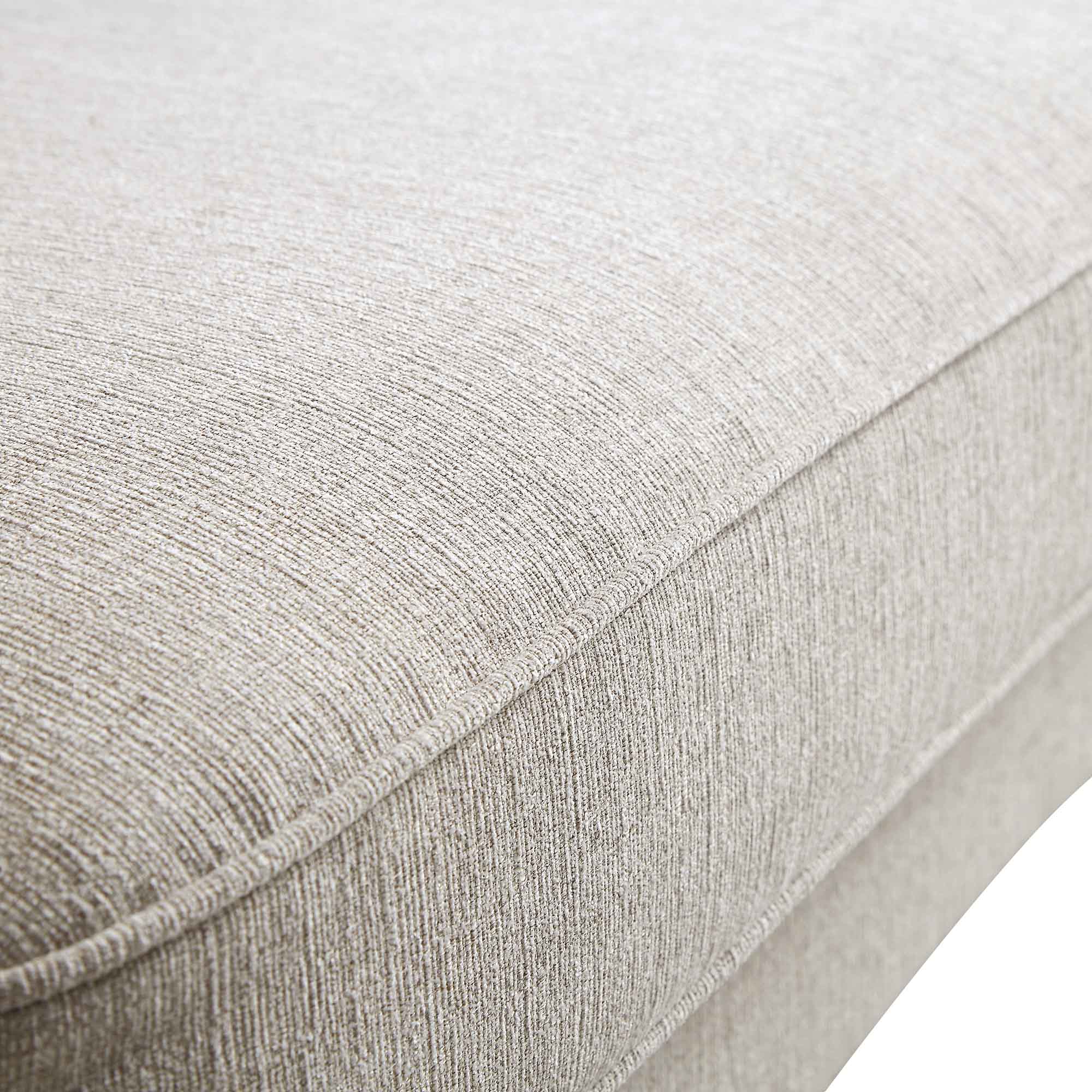 Dipley Oatmeal Fabric Sofa, 3-Seater - Image 13