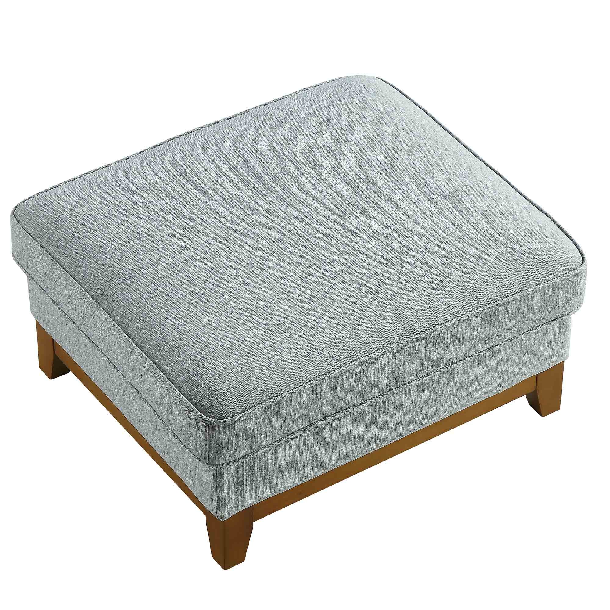 Dipley Sage Woven Fabric Storage Footstool - Image 10