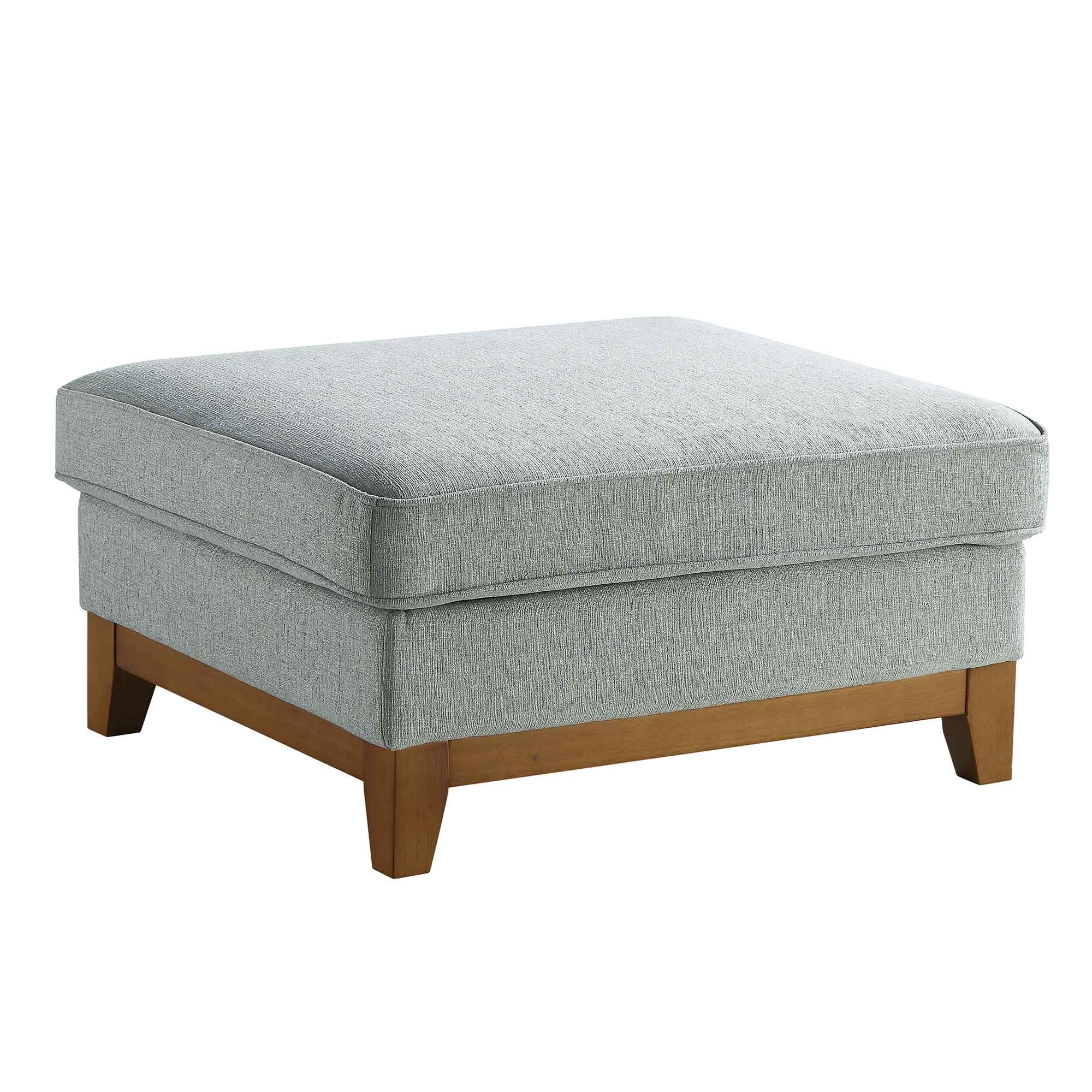 Dipley Sage Woven Fabric Storage Footstool - Image 7