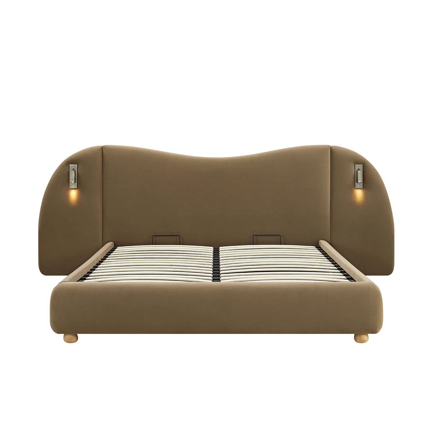 Egerie Extended Headboard Ottoman Storage Bed, Hazel Velvet - Image 10