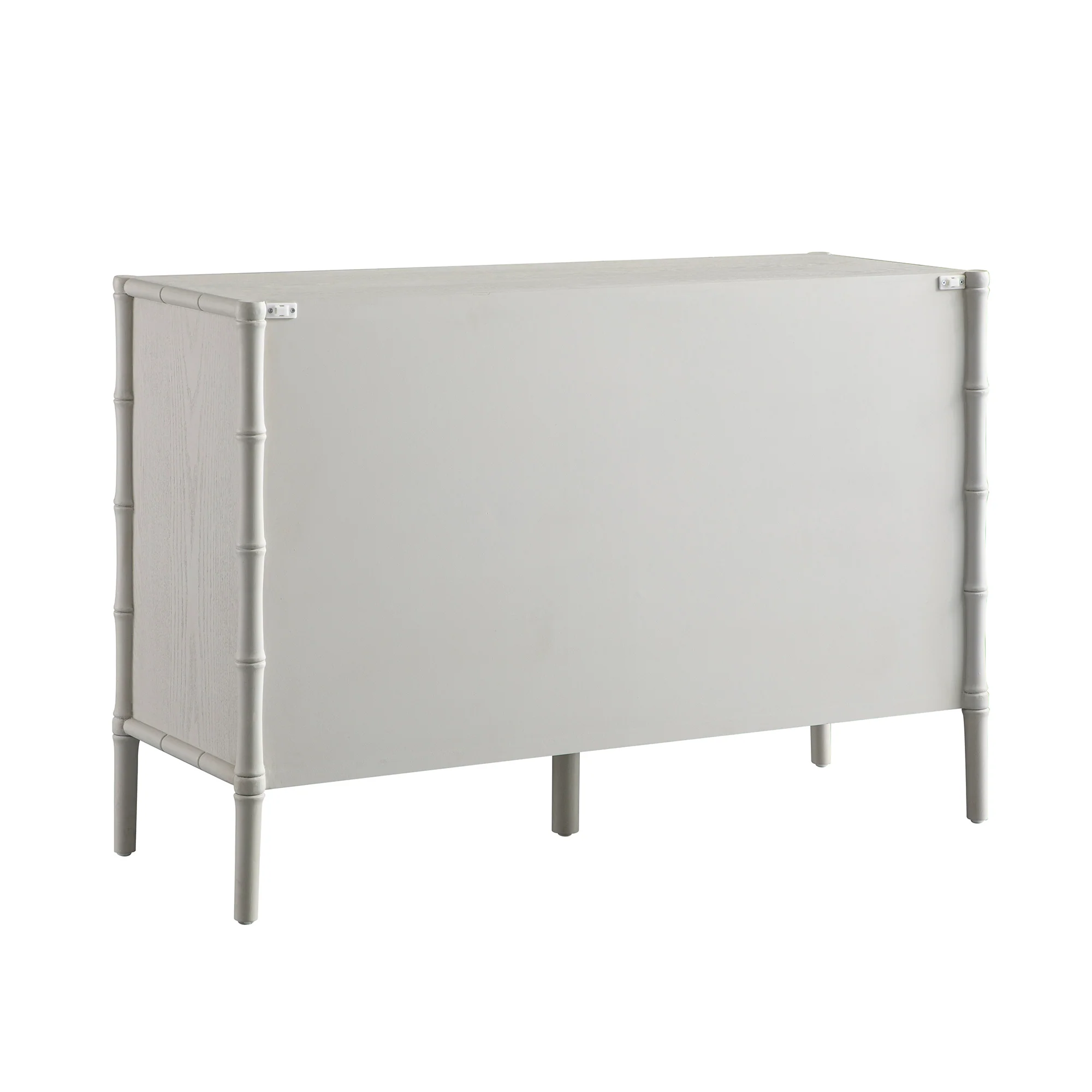 Elstowe Faux Bamboo 6-Drawer Chest, Shaded White - Image 11
