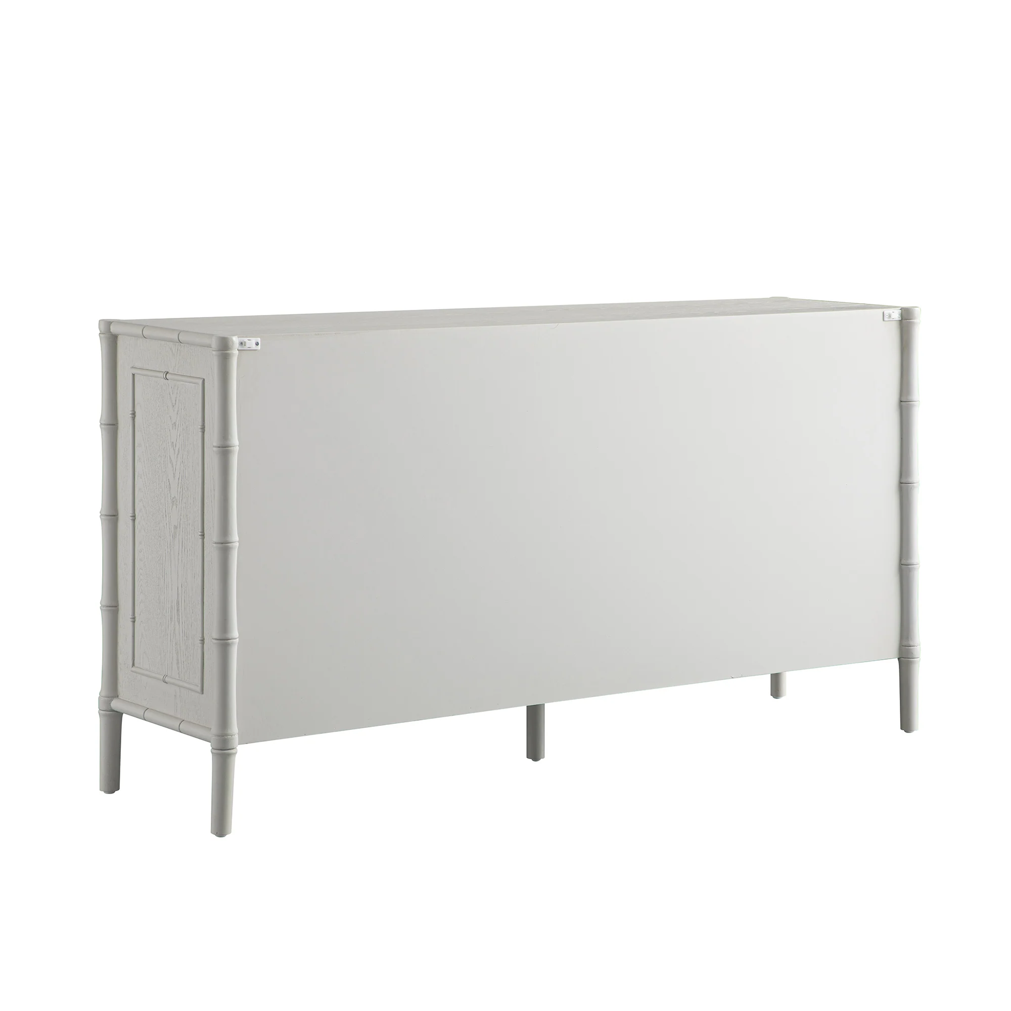 Elstowe Faux Bamboo Large Sideboard, Shaded White - Image 14