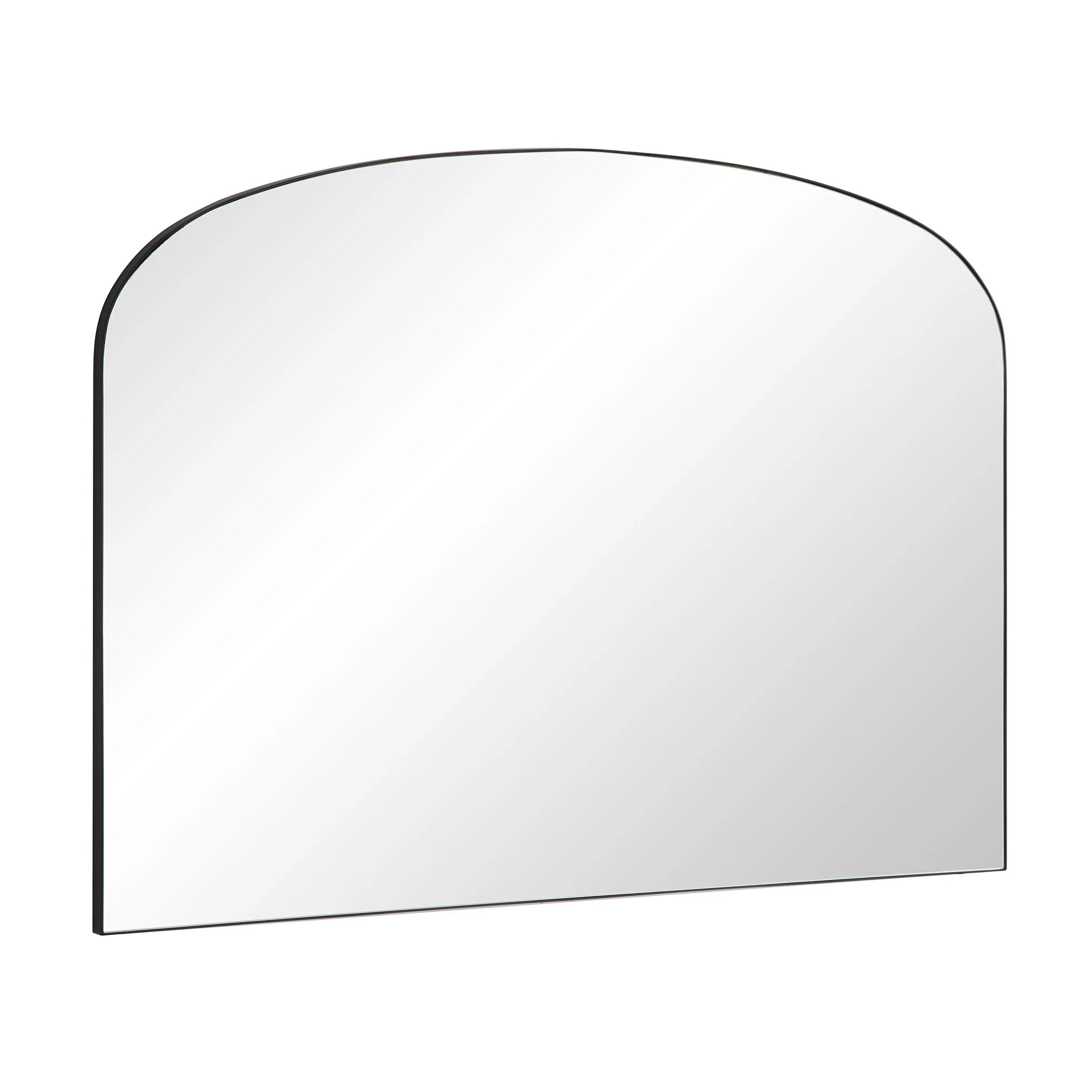 Emmy Black Arch Metal Frame Overmantle Mirror 90 x 120 cm - Image 4