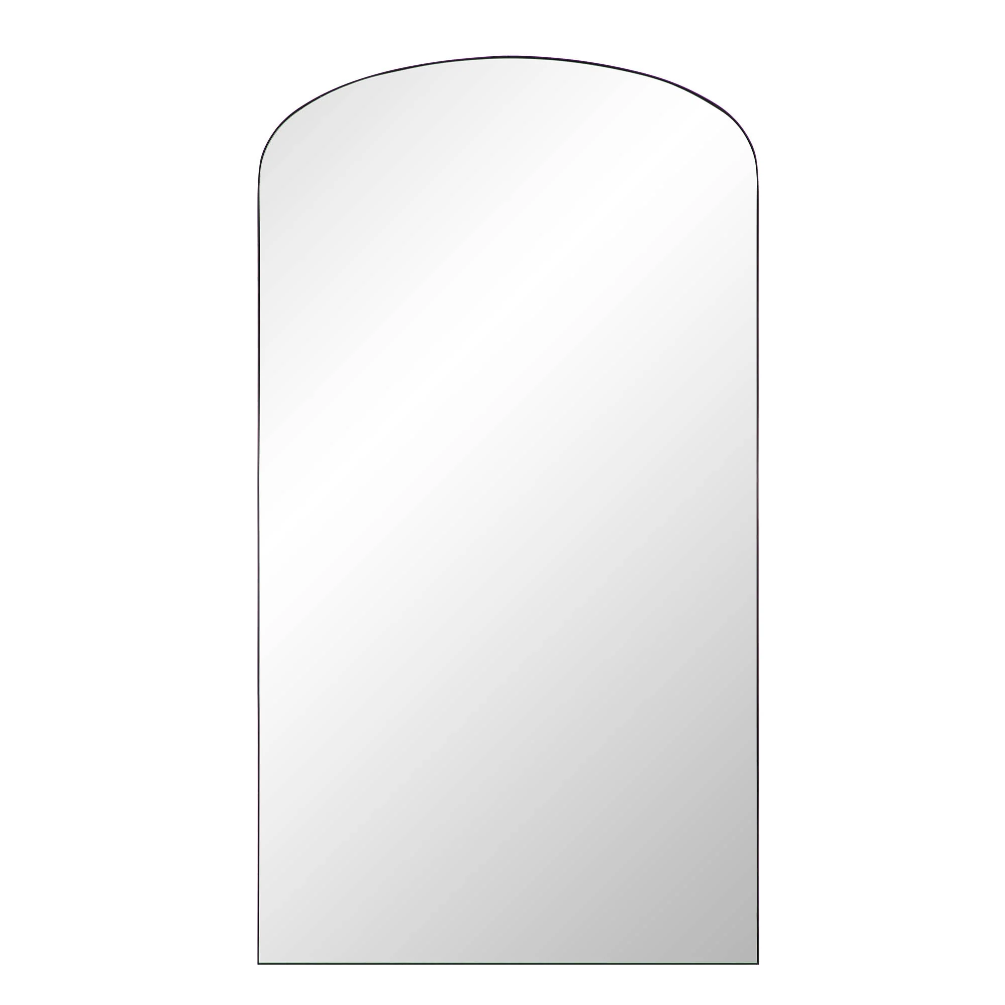 Emmy Extra-Large Black Arch Floor Mirror 180 x 100 cm - Image 3