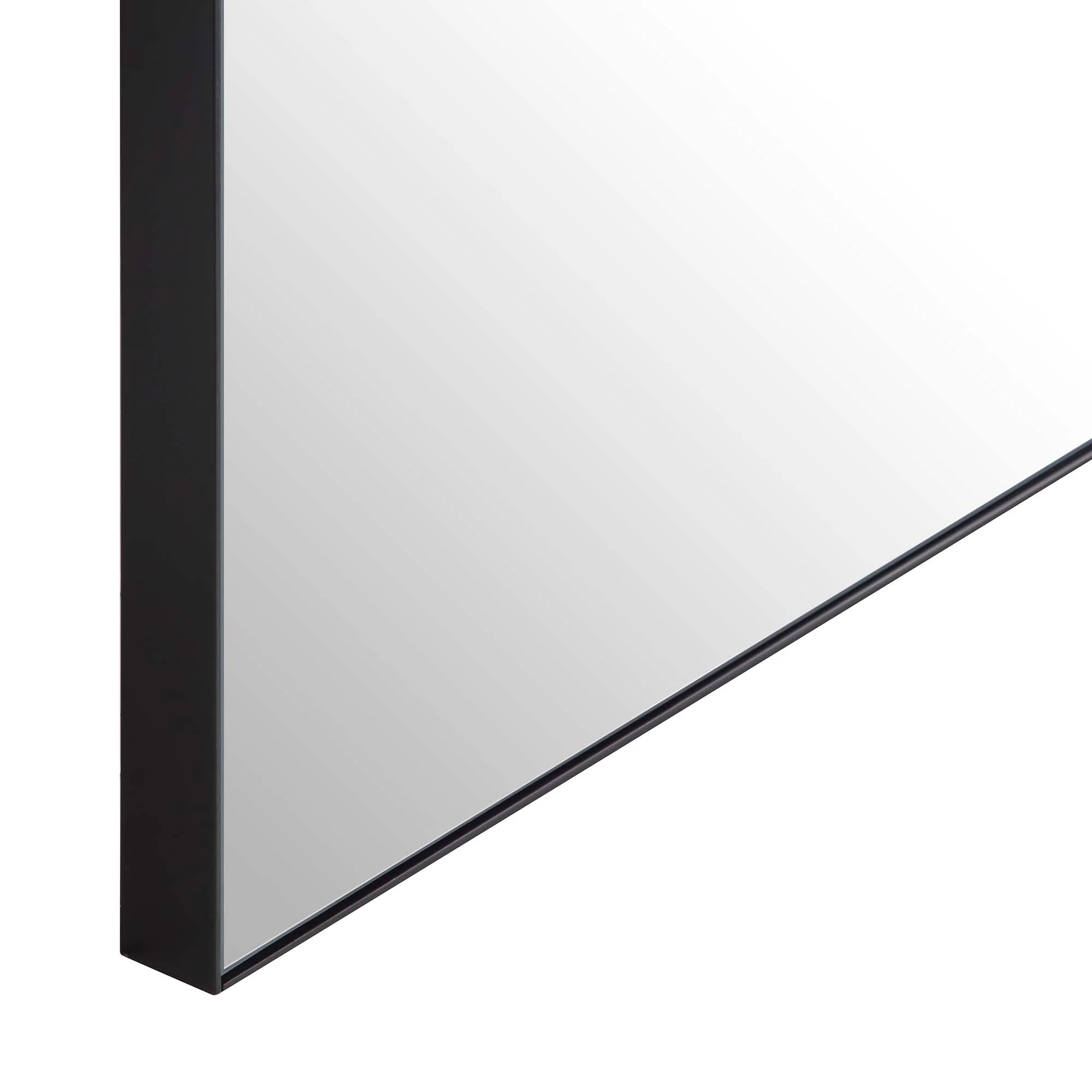 Emmy Extra-Large Black Arch Floor Mirror 180 x 100 cm - Image 7