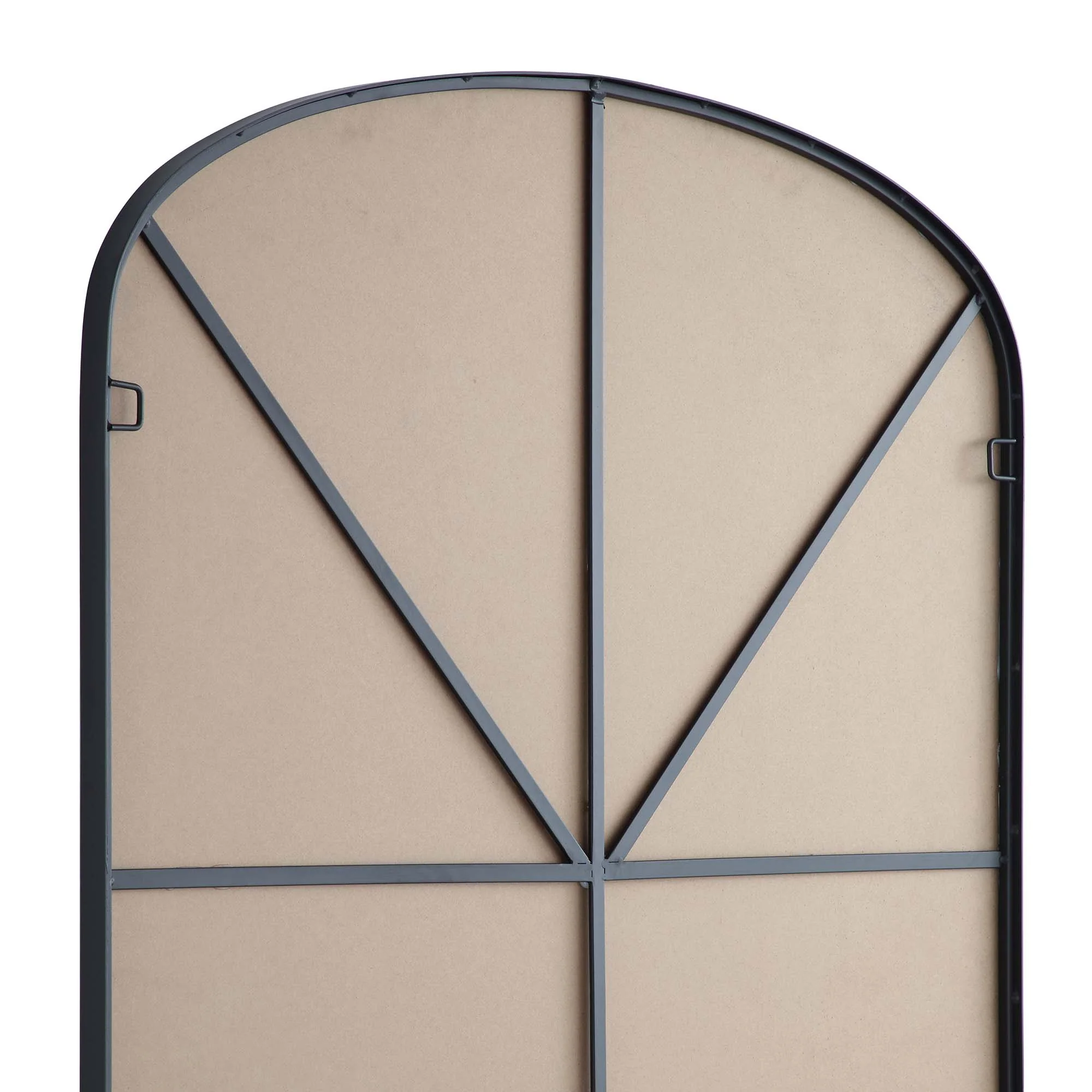 Emmy Extra-Large Black Arch Floor Mirror 180 x 100 cm - Image 8