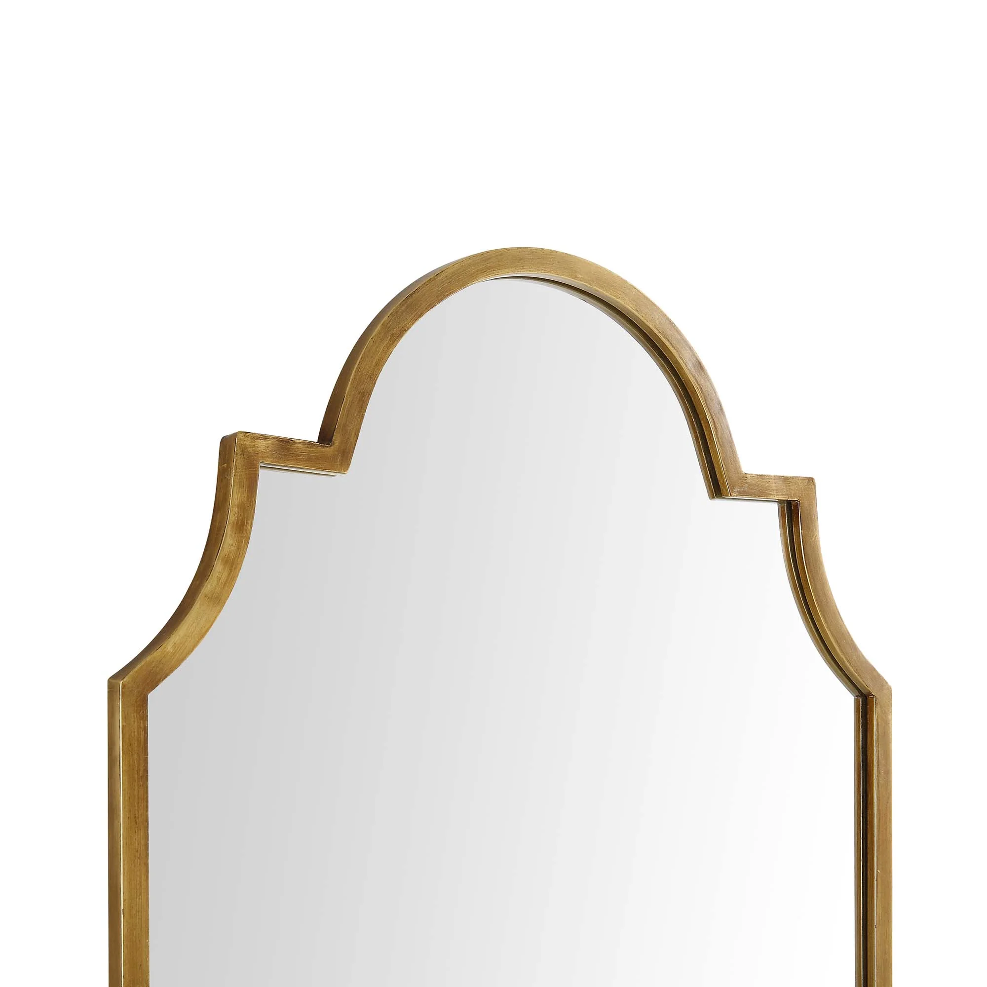 Essa Moroccan Style Full Length Mirror 160 x 70 cm, Antique Gold Effect - Image 5
