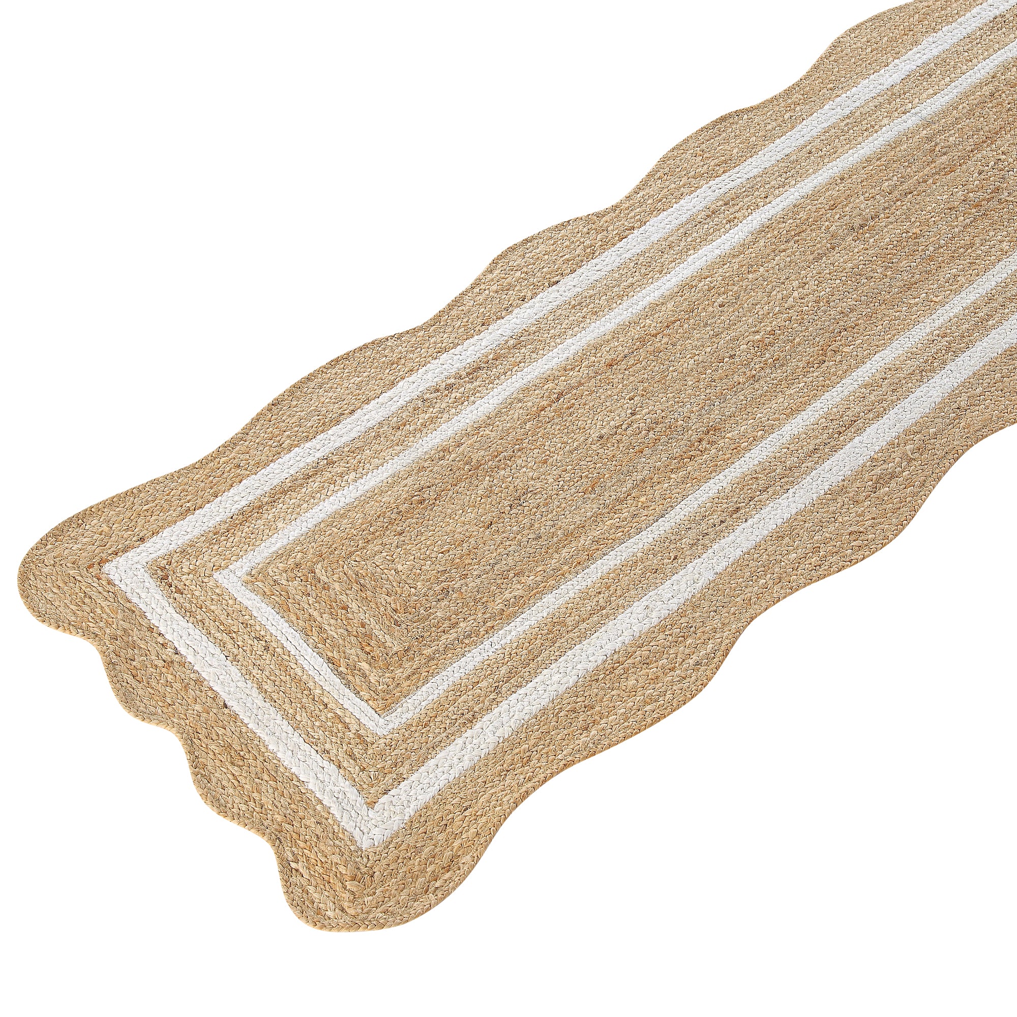 Evie Hand Braided Jute Scallop Runner - Image 6