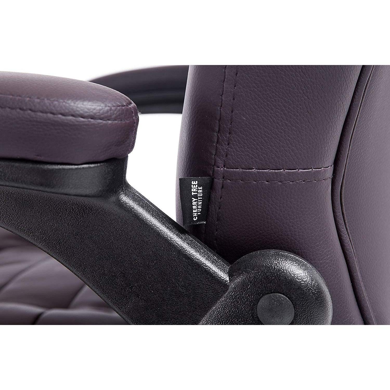 Executive Recline High Back Extra Padded Office Chair, MO17 Brown - Image 9