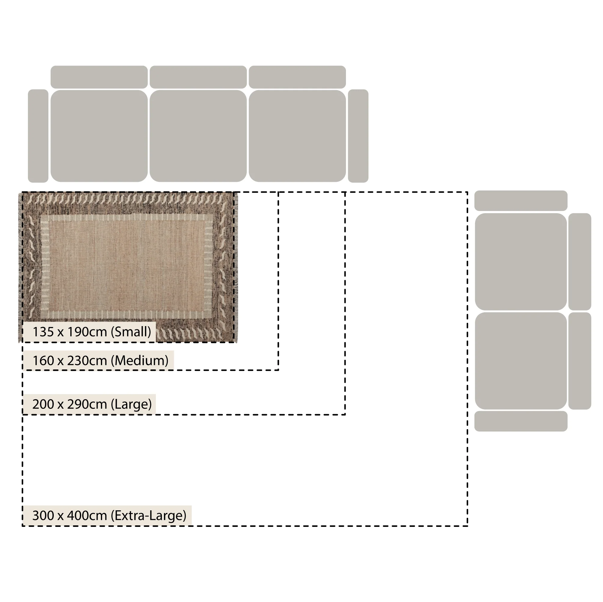 Ezri Border Natural Handwoven Wool & Jute Rug - Image 5