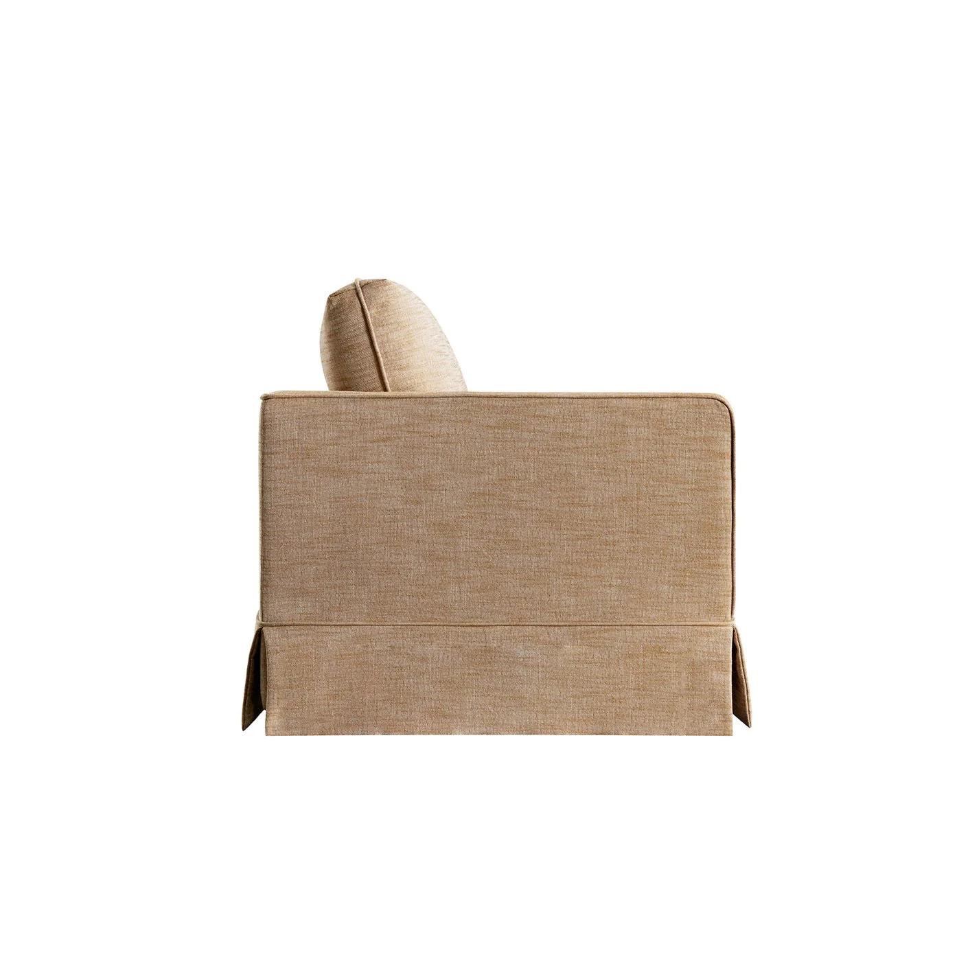 Fitz Skirted 2-Seater Sofa, Apricot Linen Blend - Image 12