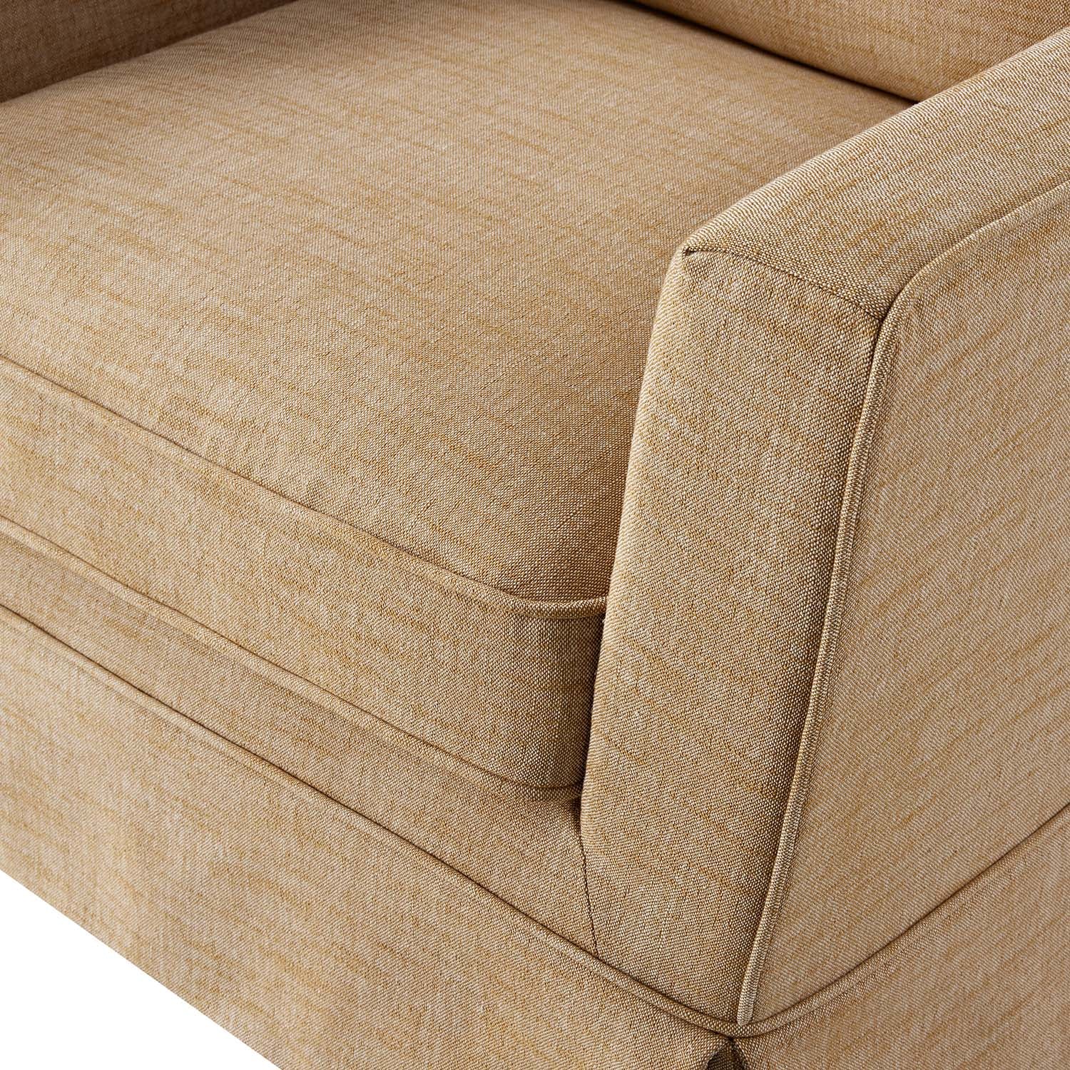 Fitz Skirted Armchair, Apricot Linen Blend - Image 15