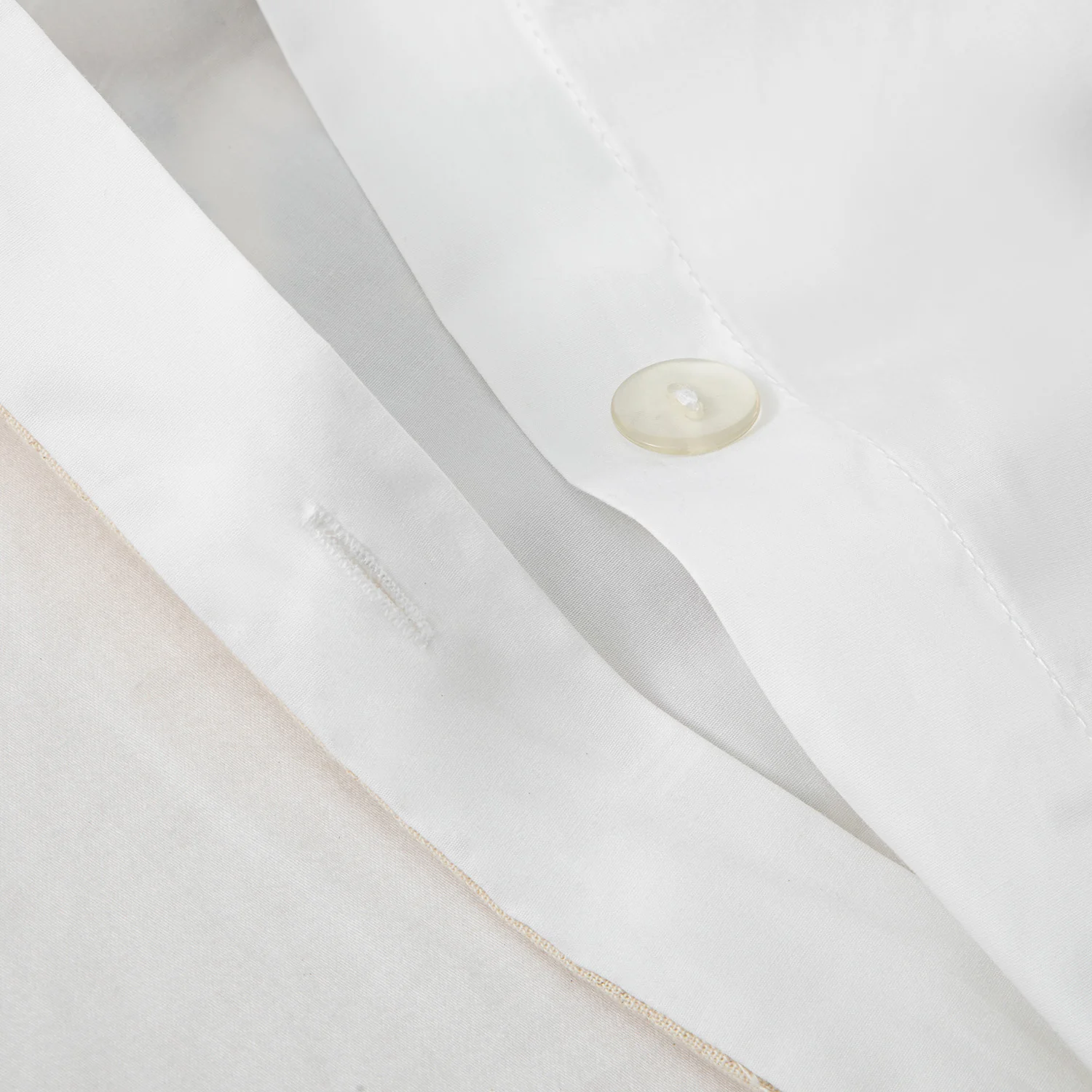 Flora & Fauna White Jacobean Floral Embroidered 300 Thread Count Cotton Percale Duvet Set - Image 5