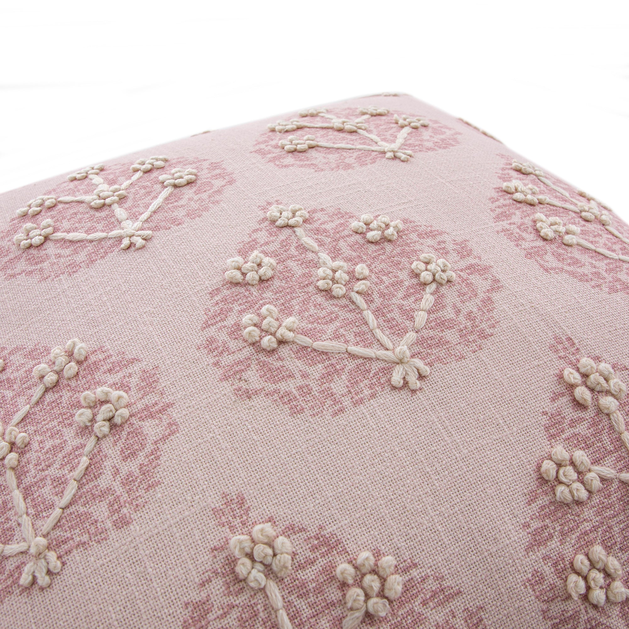 Florence Grove Printed & Embroidered Cushion - Image 3