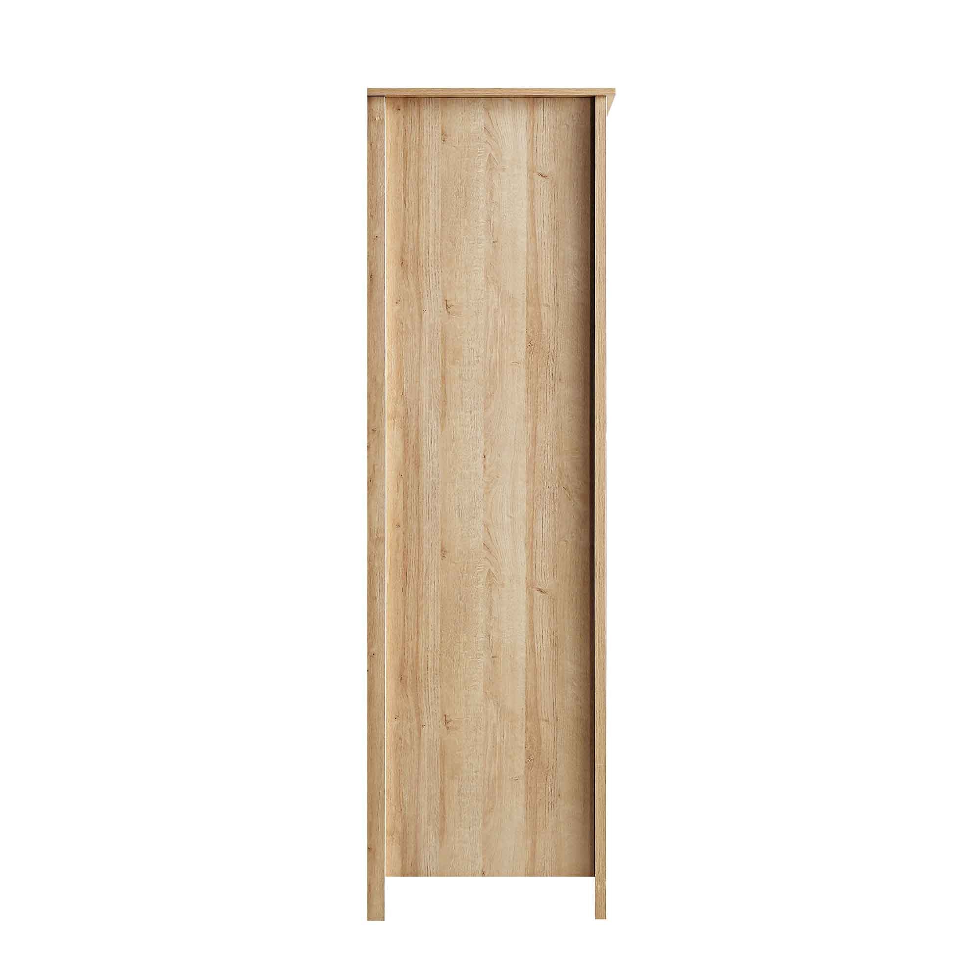 Frances Rattan 4-Door Wardrobe with 2 Drawers, Natural - Image 8