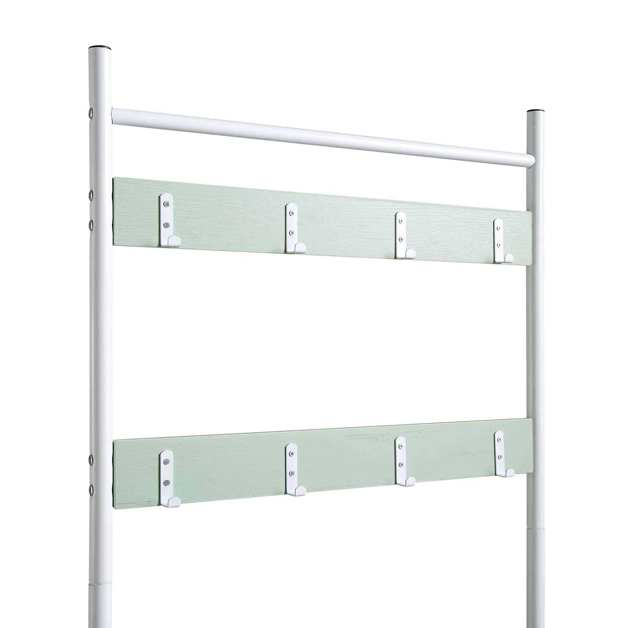 Frances Woven Hallway Unit with Cushion, Mint - Image 11