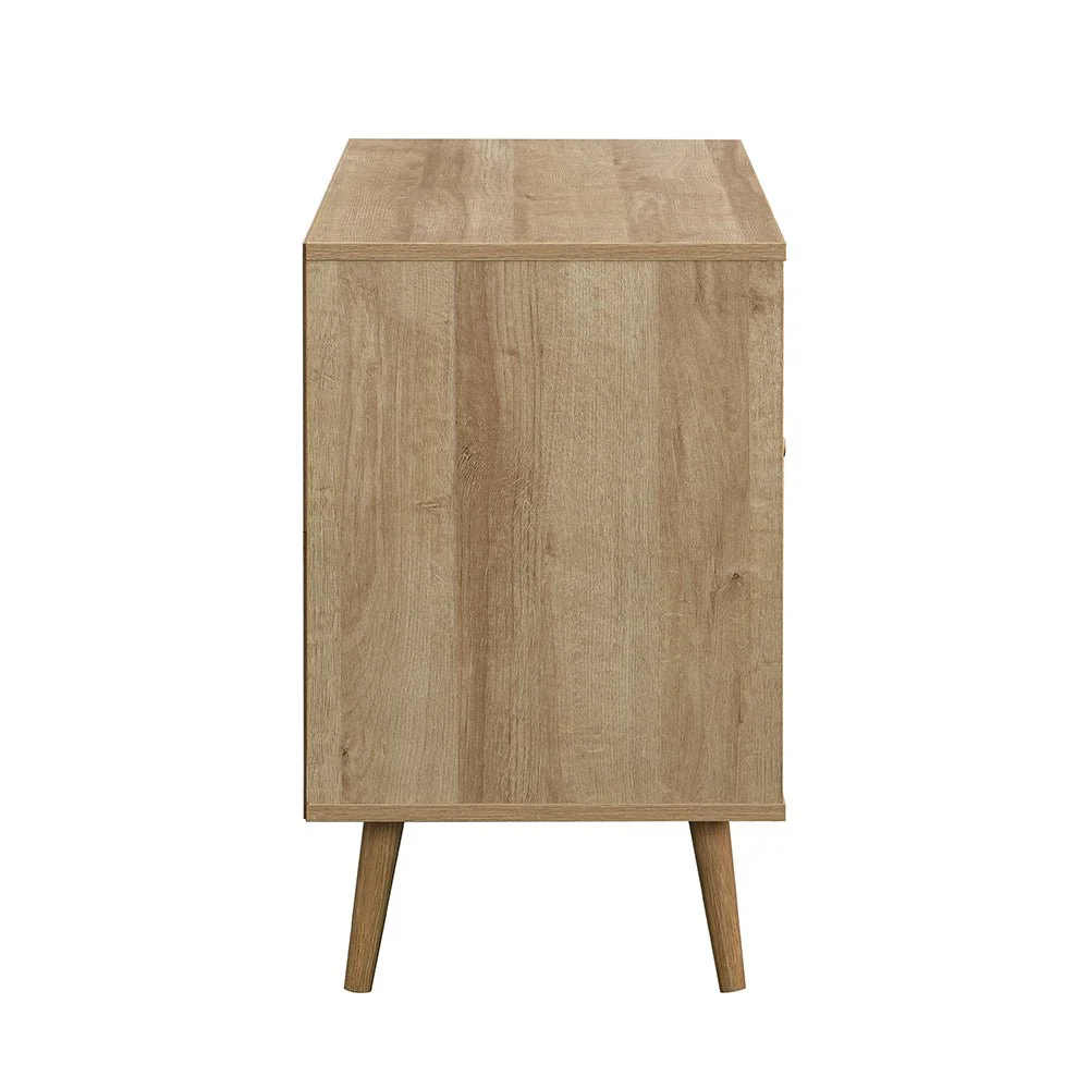 Frances Woven Rattan 1-Door Cabinet in Natural - Image 5