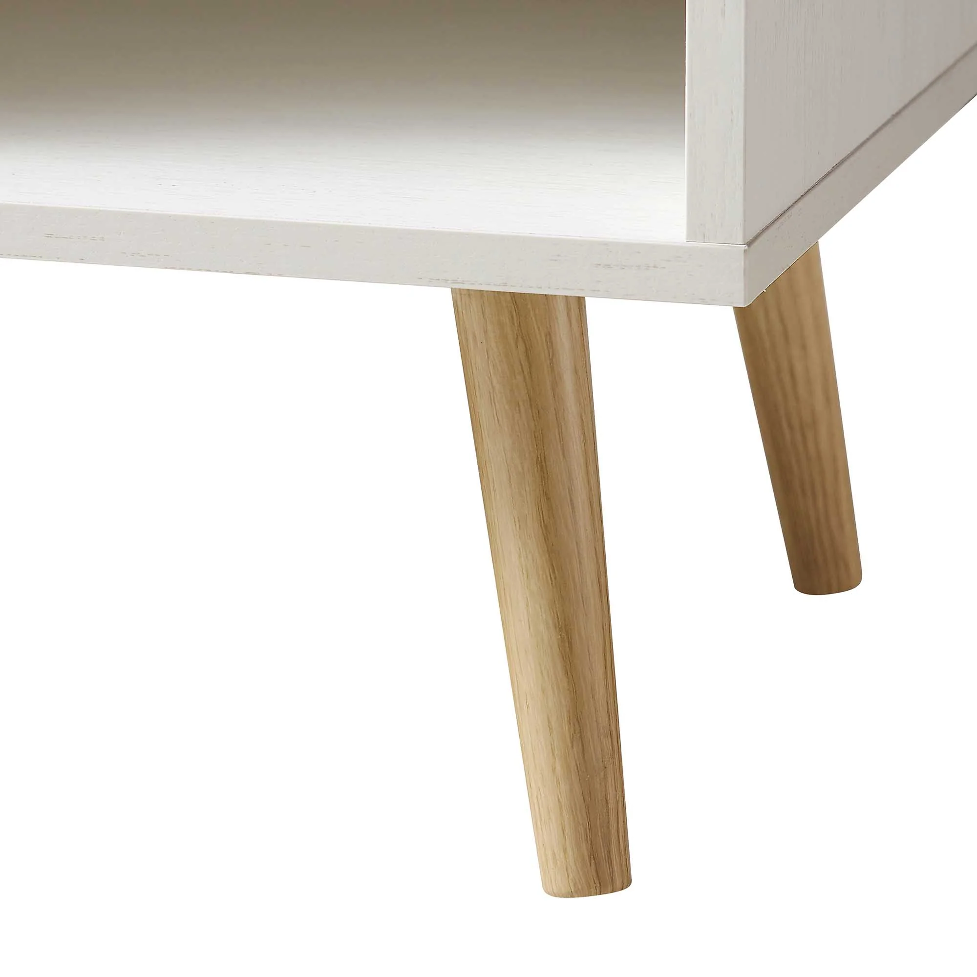 Frances Woven Rattan 1-Door Cabinet in White - Image 10