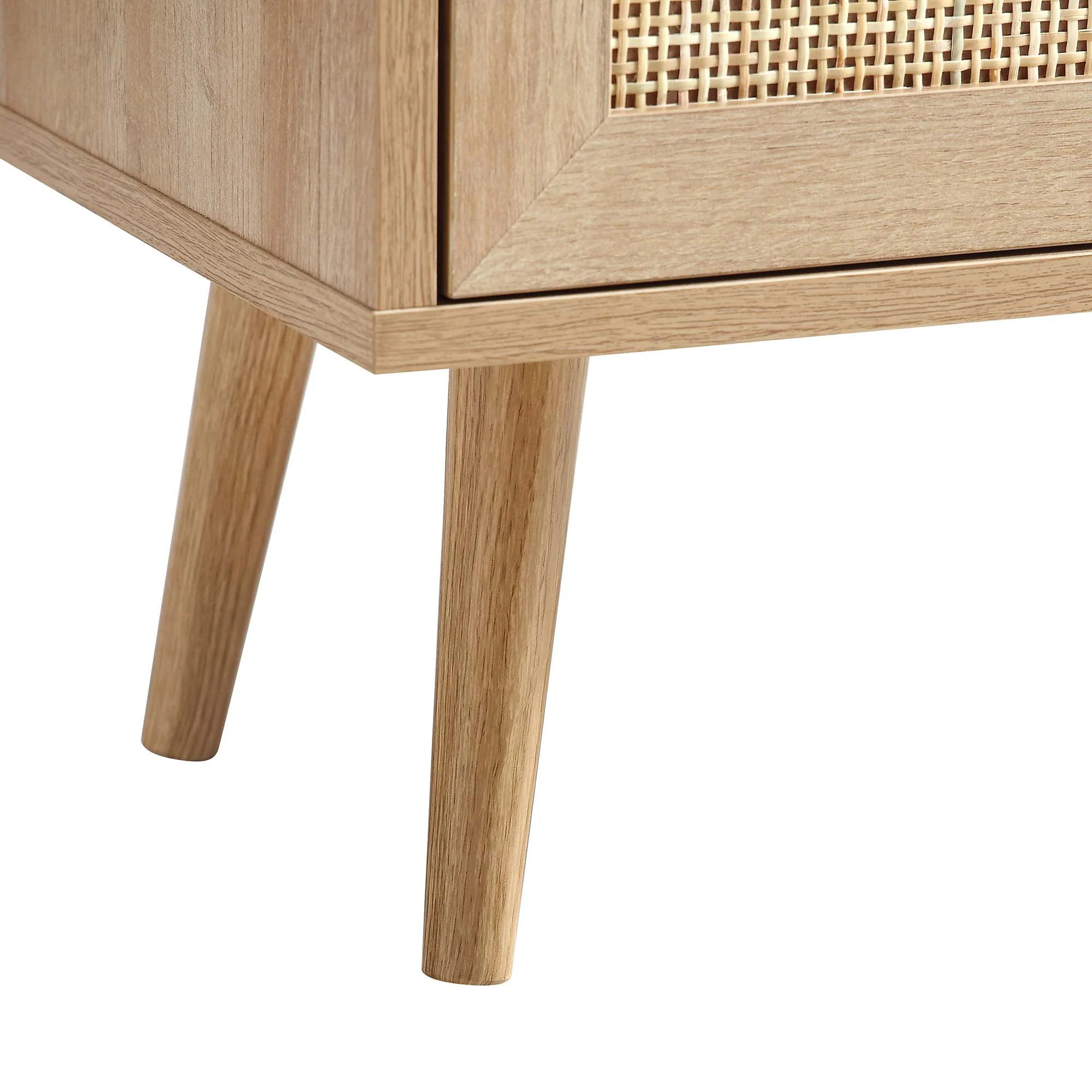 Frances Woven Rattan 2-Door Bathroom Undersink Unit, Natural - Image 13