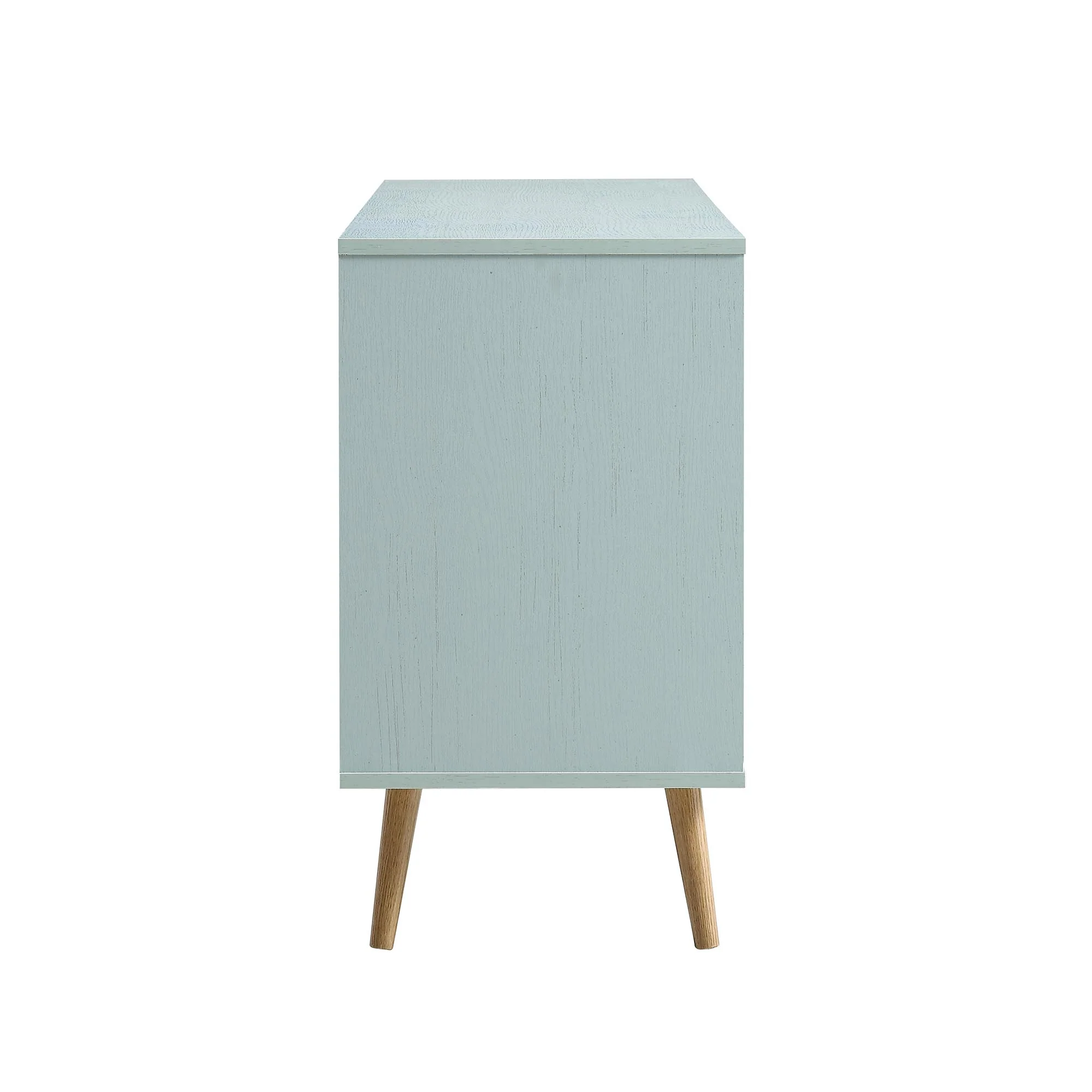 Frances Woven Rattan 3-Door Sideboard, Mint - Image 7