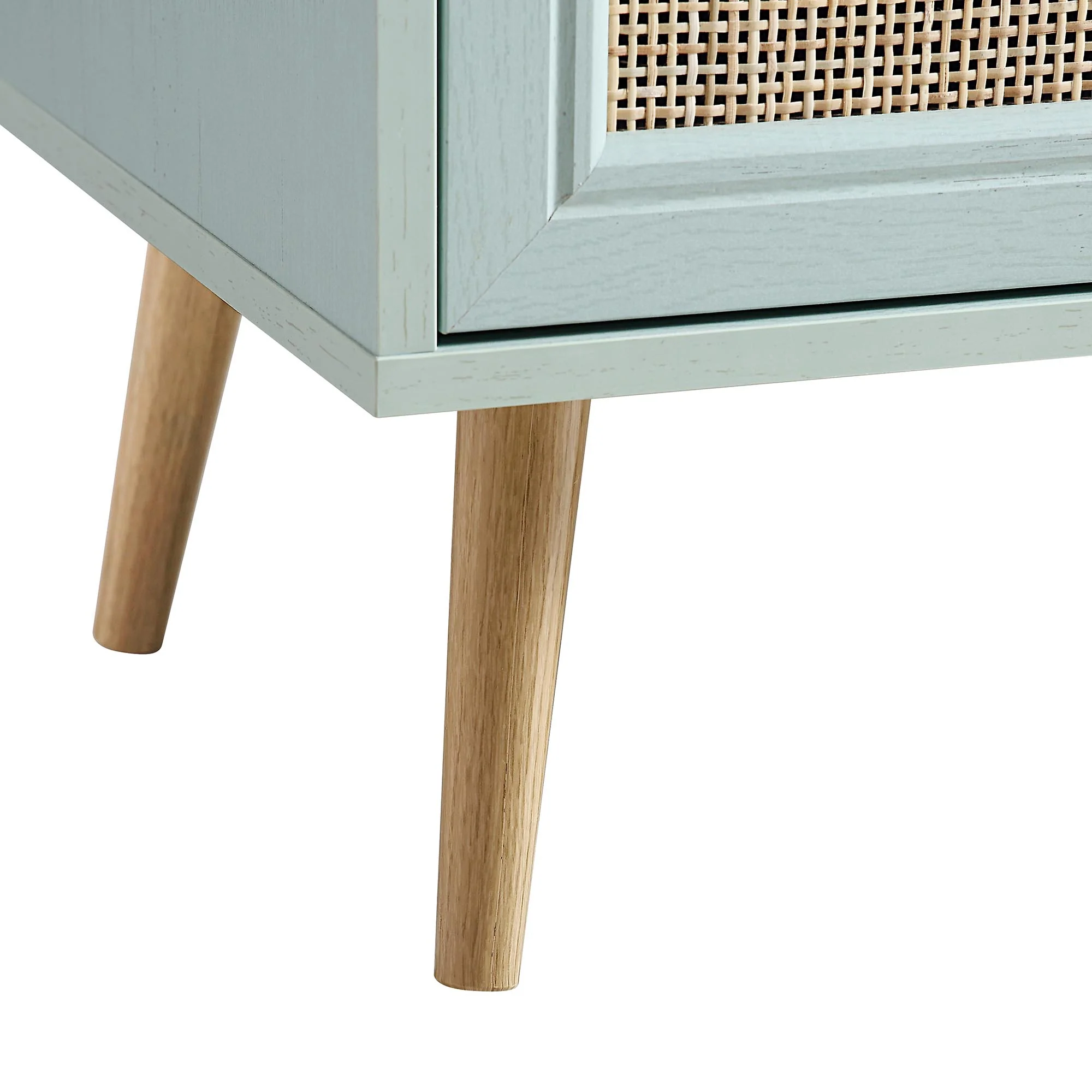 Frances Woven Rattan Chest of 6 Drawers, Mint - Image 10