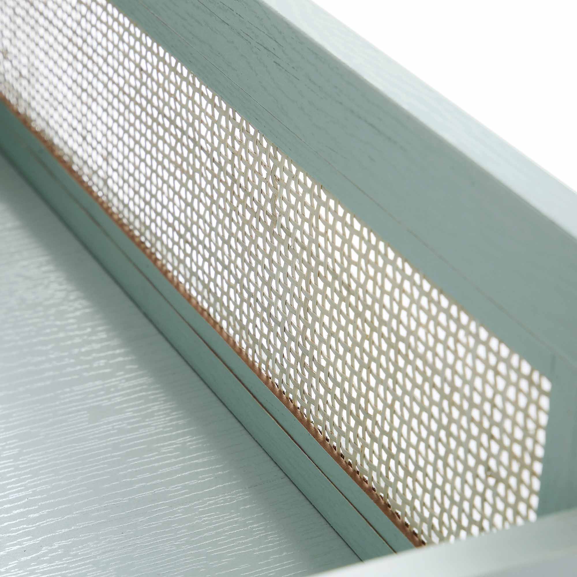 Frances Woven Rattan Chest of 6 Drawers, Mint - Image 11