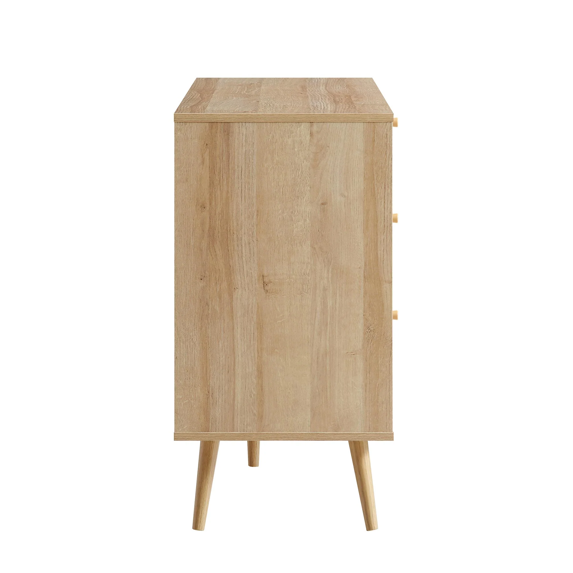 Frances Woven Rattan Chest of 6 Drawers, Natural - Image 7