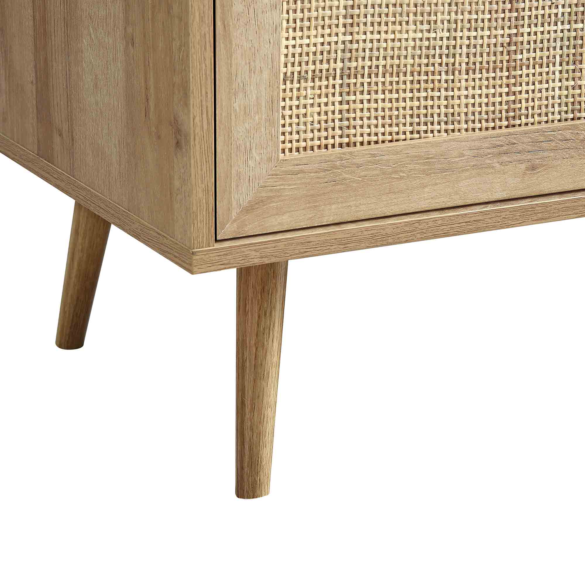Frances Woven Rattan Display Cabinet, Natural - Image 13