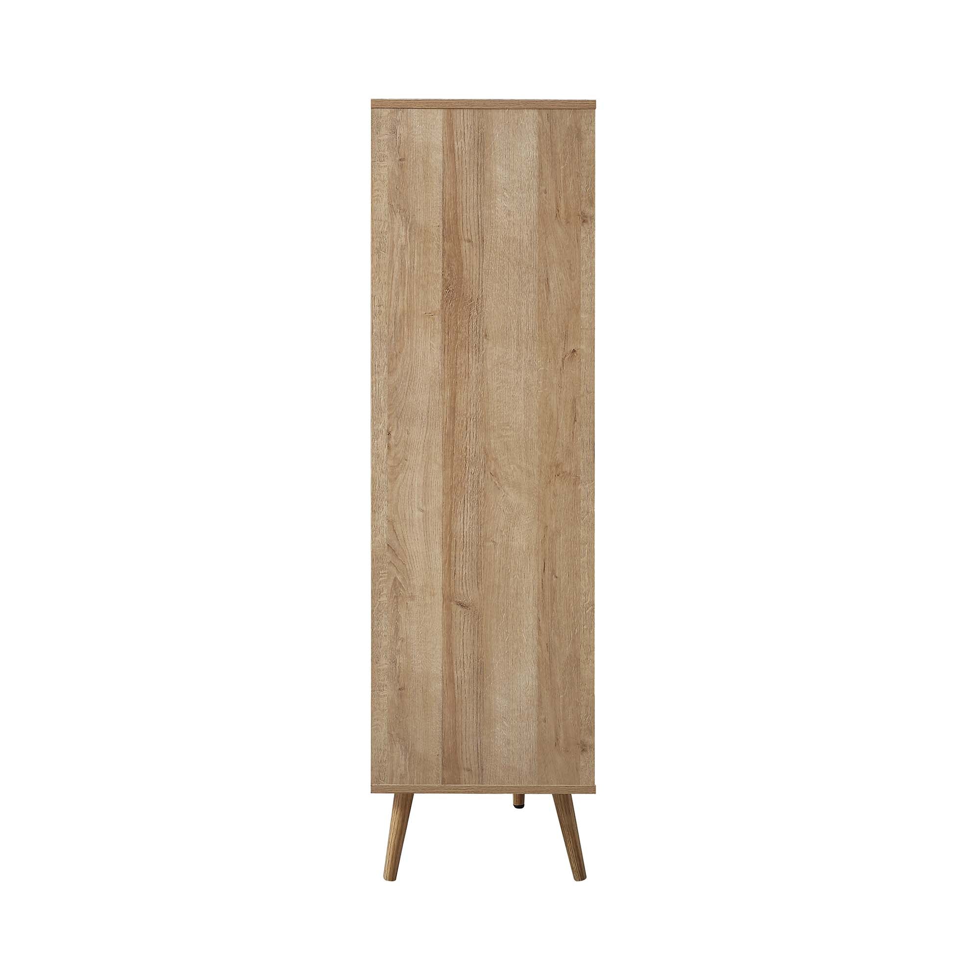 Frances Woven Rattan Display Cabinet, Natural - Image 8