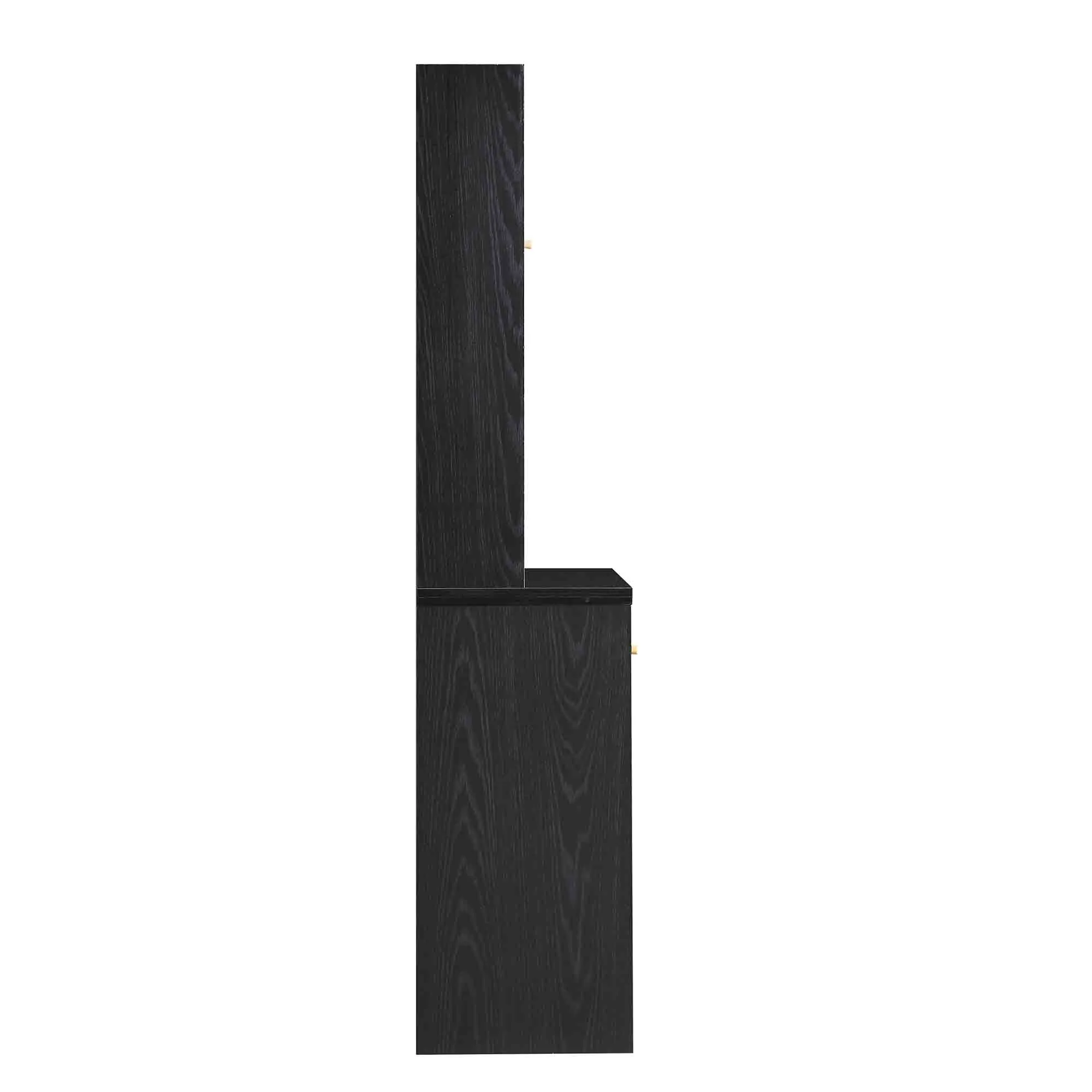 Frances Woven Rattan Dresser, Black - Image 10