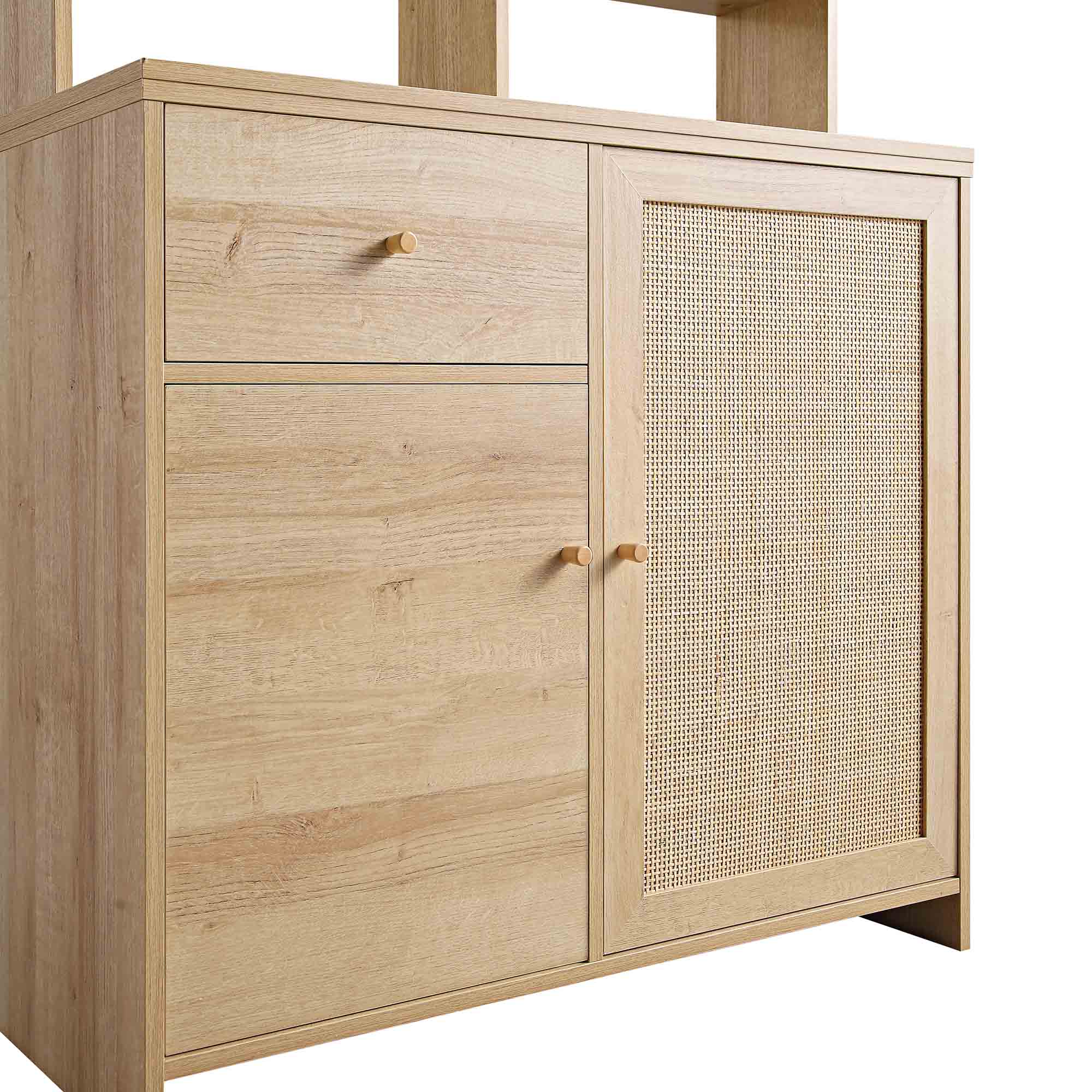Frances Woven Rattan Dresser, Natural - Image 11