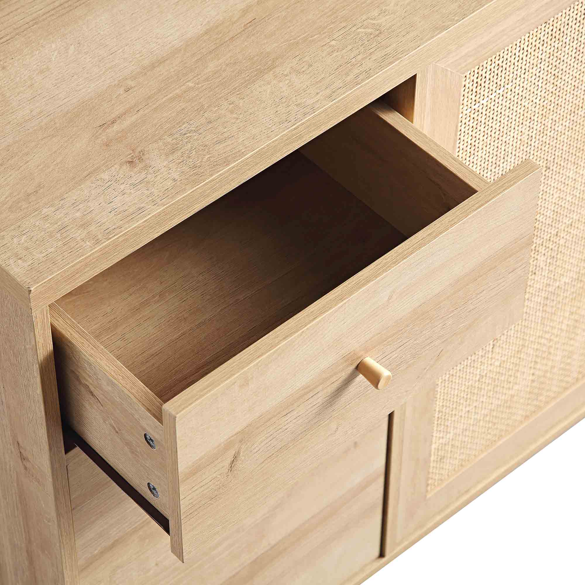 Frances Woven Rattan Dresser, Natural - Image 12