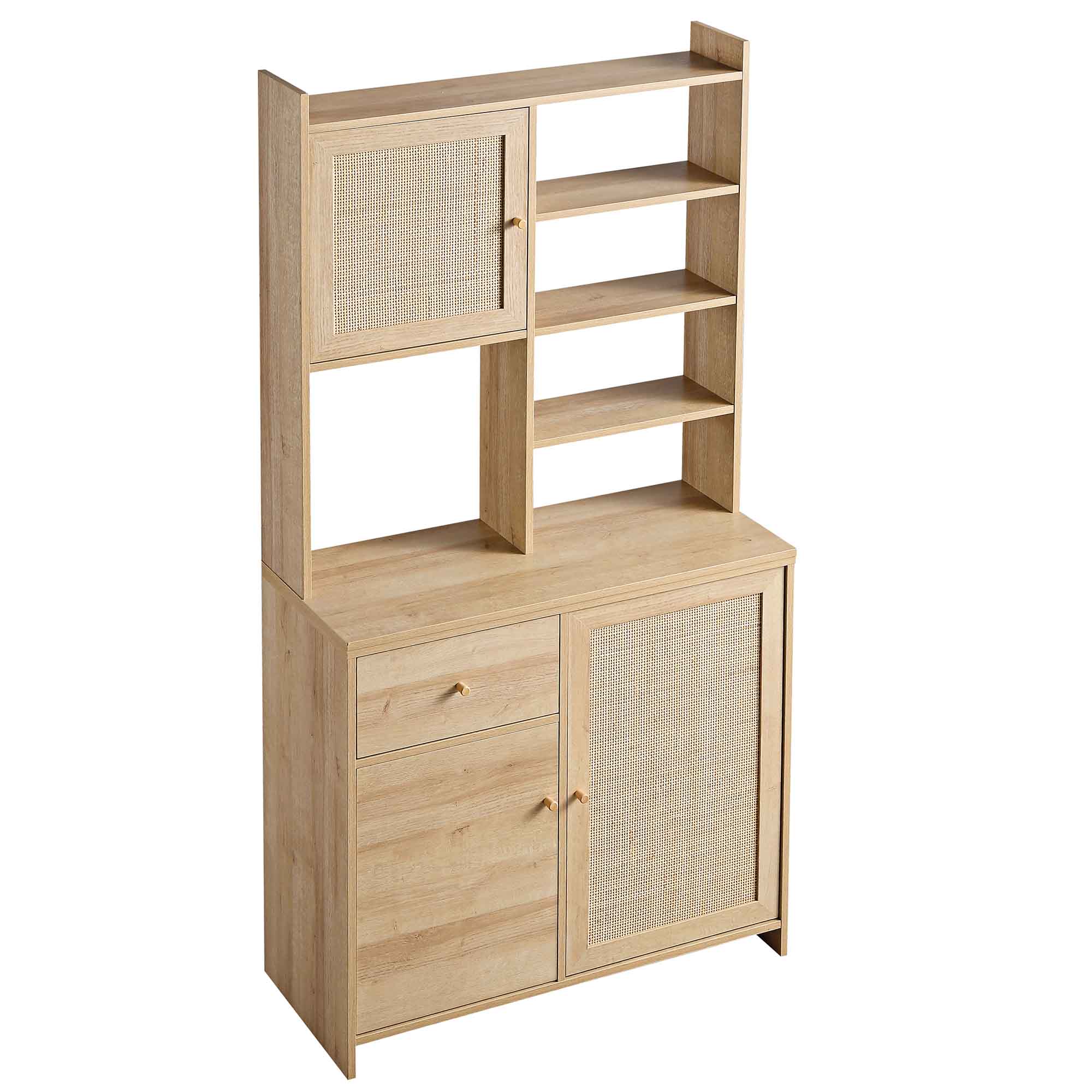 Frances Woven Rattan Dresser, Natural - Image 8