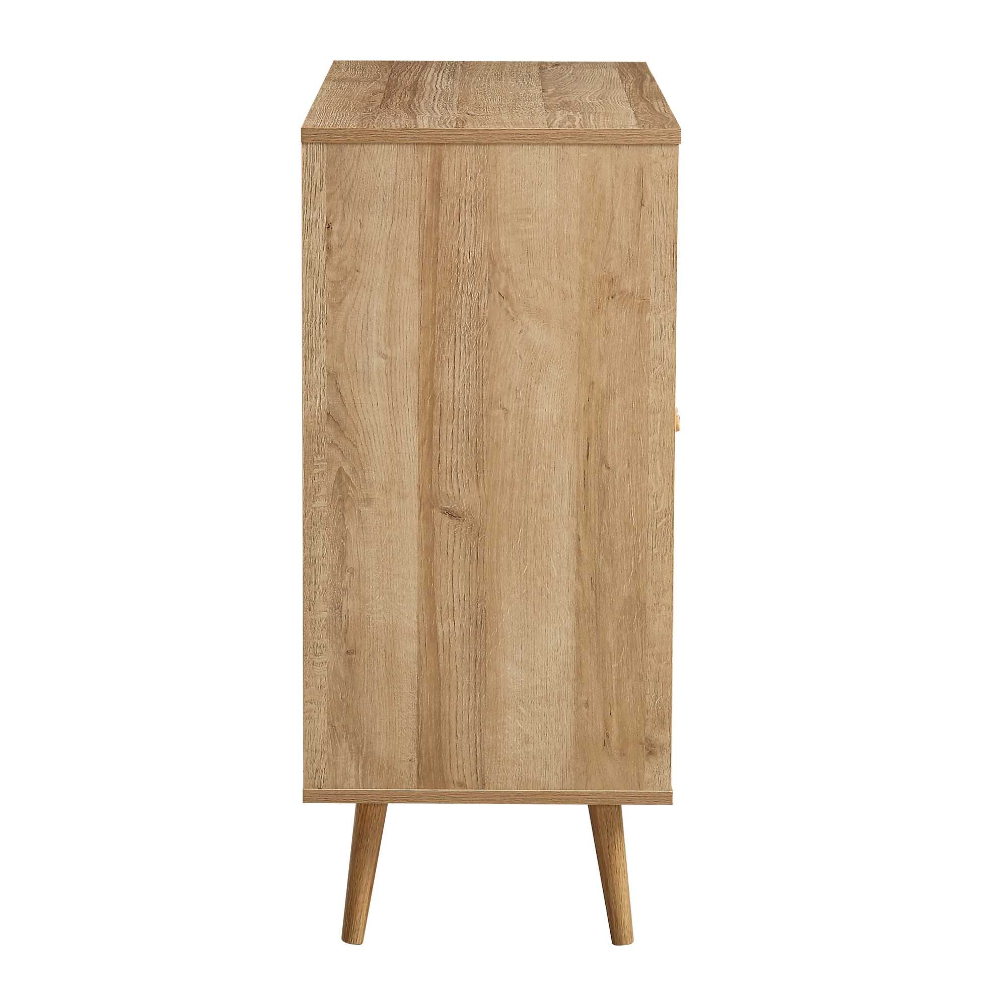 Frances Woven Rattan Drinks Cabinet, Natural - Image 7