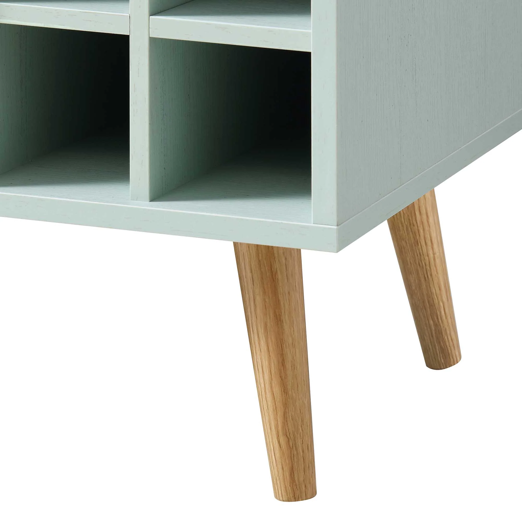 Frances Woven Rattan Drinks Cabinet, Mint - Image 10
