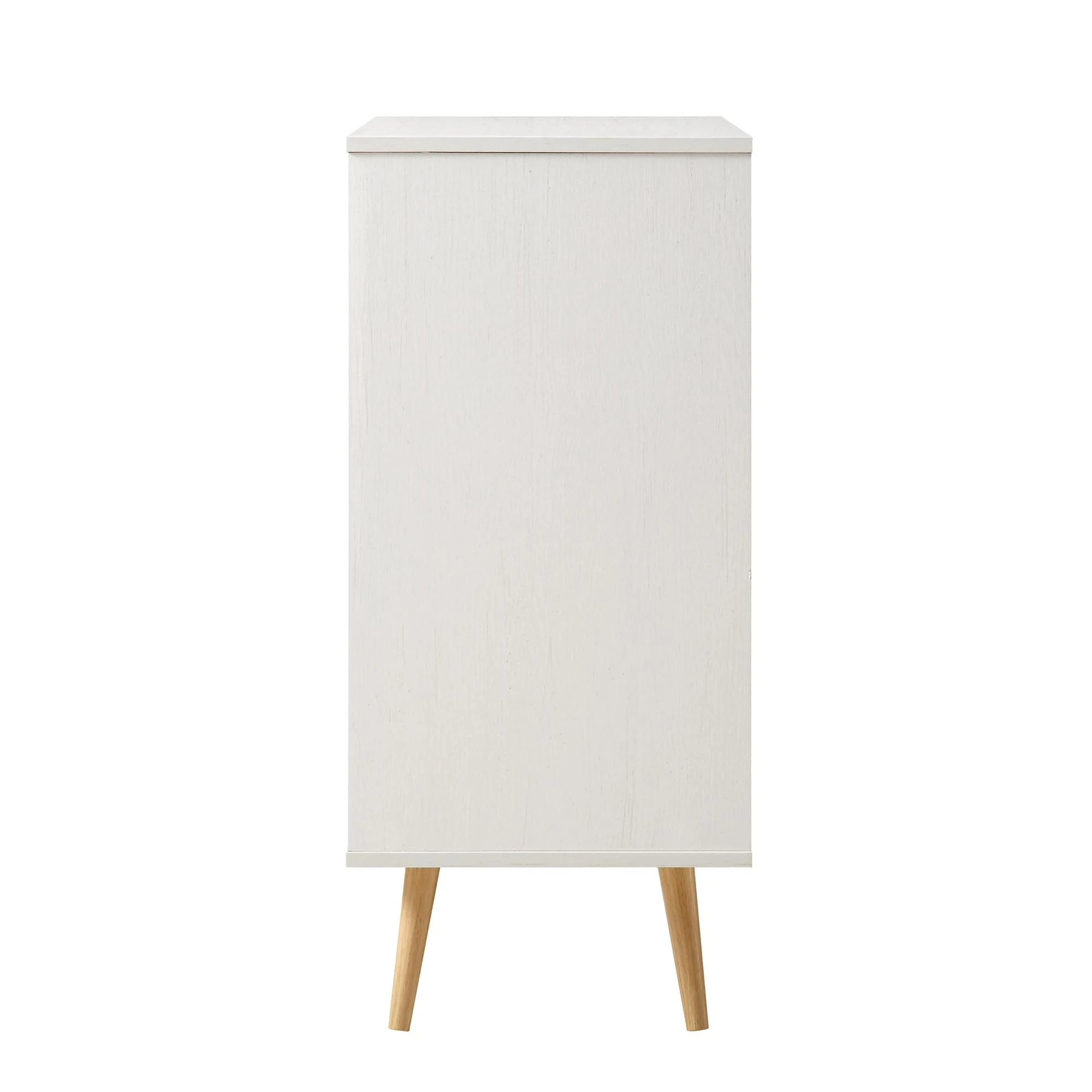 Frances Woven Rattan Drinks Cabinet, White - Image 8