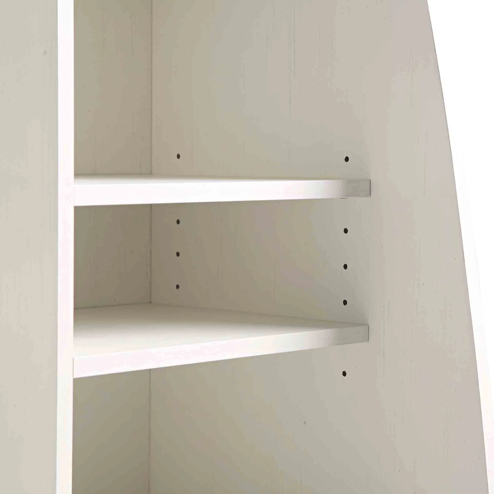 Frances Woven Rattan Kitchen Cabinet, White - Image 14