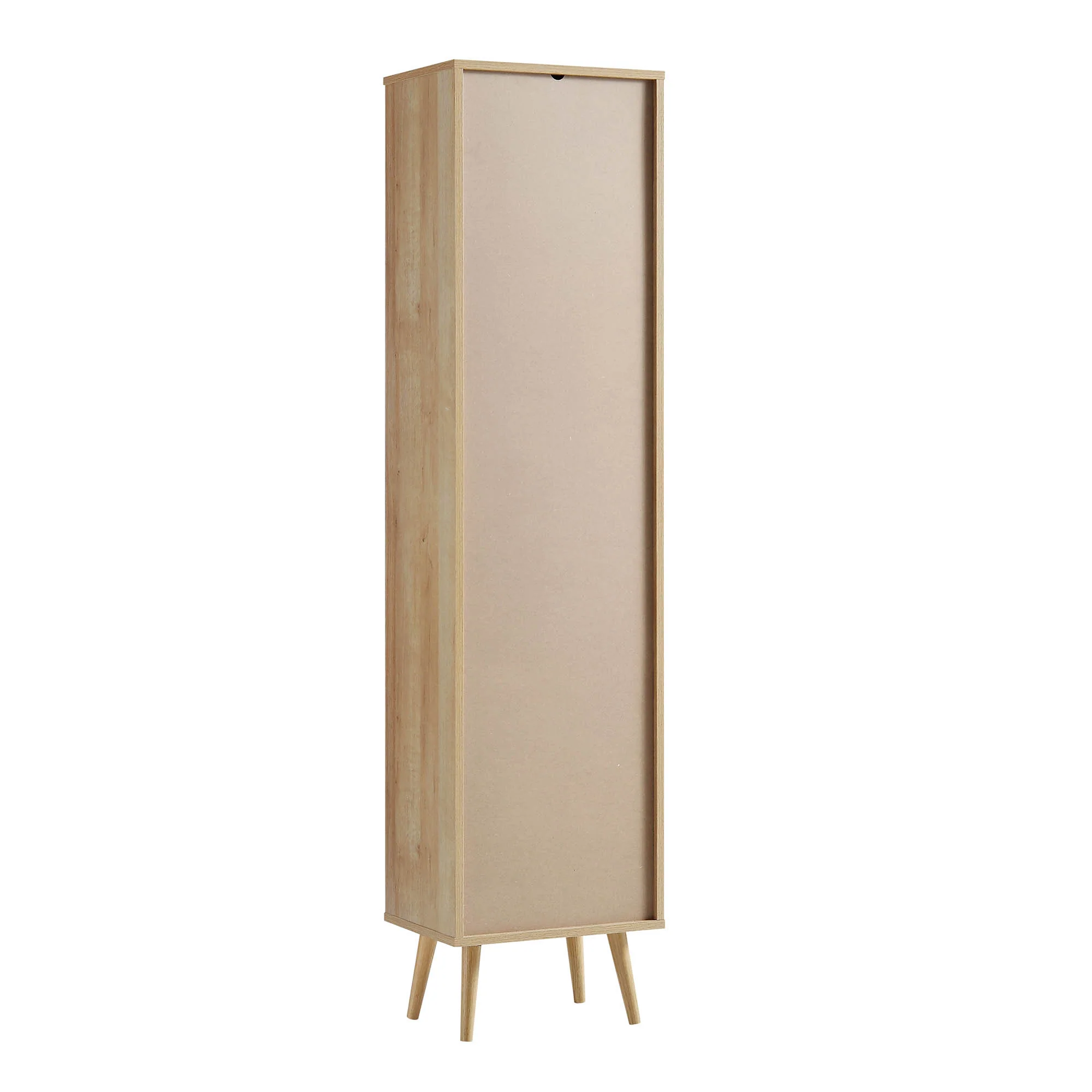 Frances Woven Rattan Tallboy Bathroom Unit, Natural - Image 8