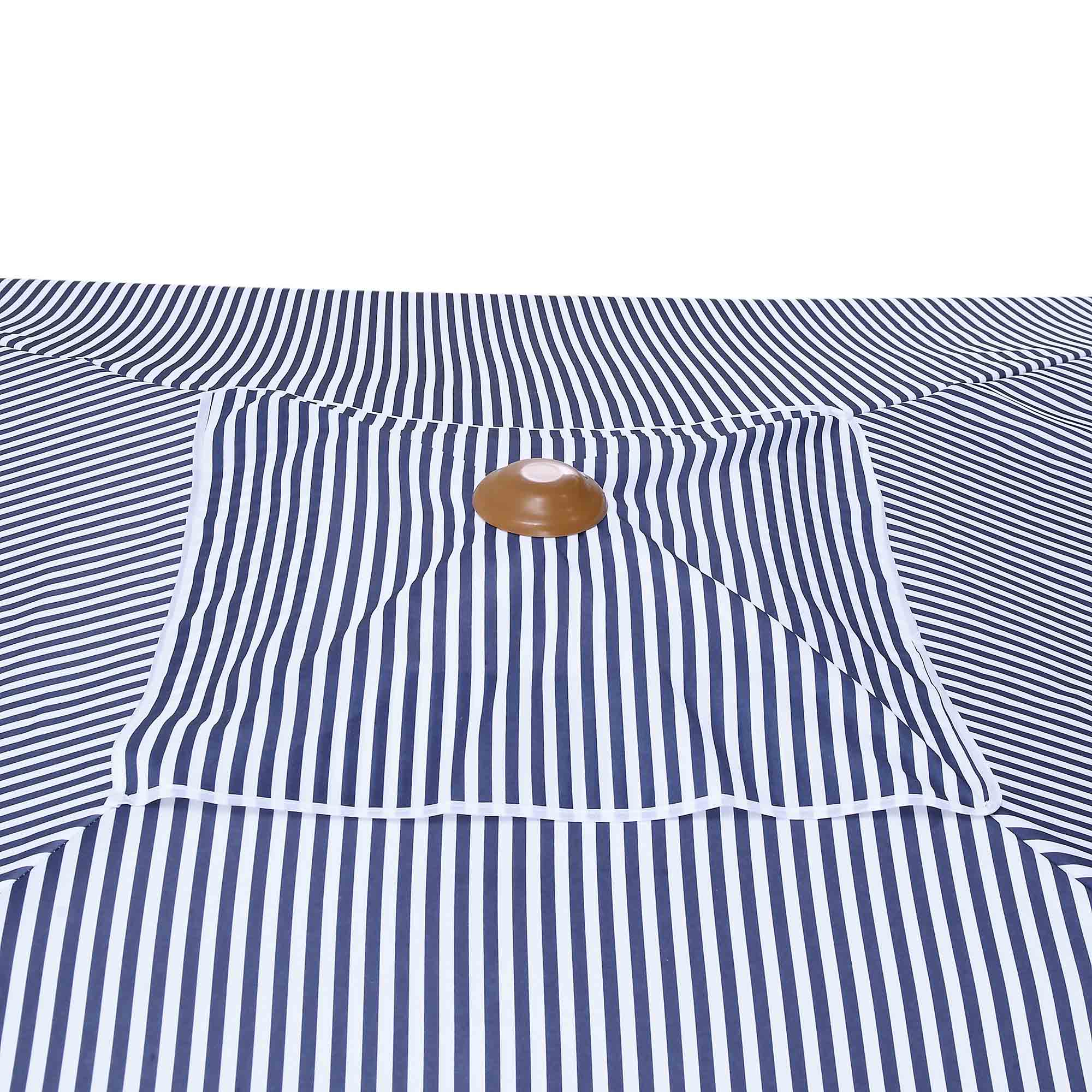 Gabriel Blue and White Striped Fringed Cabana - Image 10
