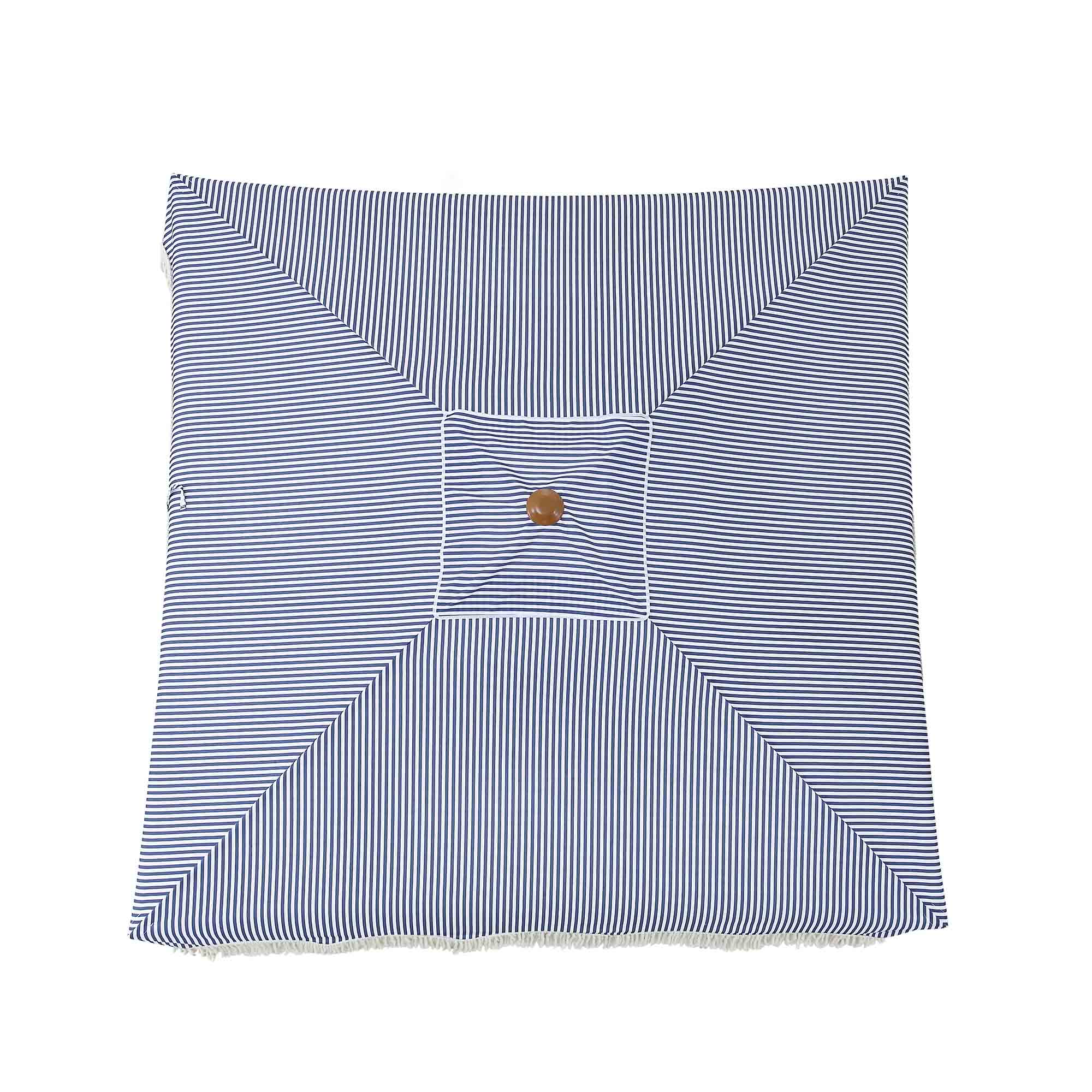 Gabriel Blue and White Striped Fringed Cabana - Image 6