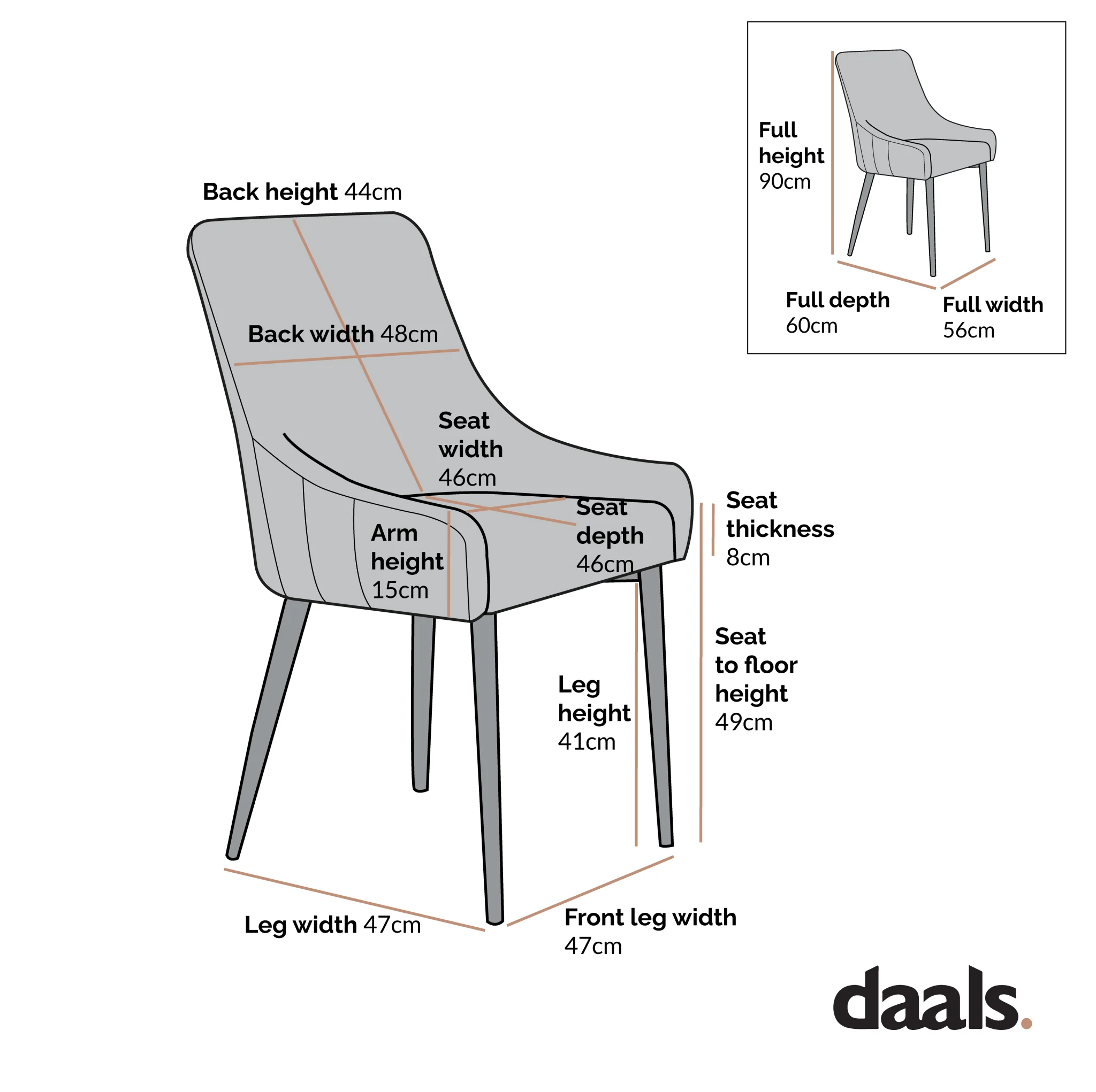 Garnet Set of 2 Champagne Velvet Upholstered Dining Chairs with Back Handle - Image 4