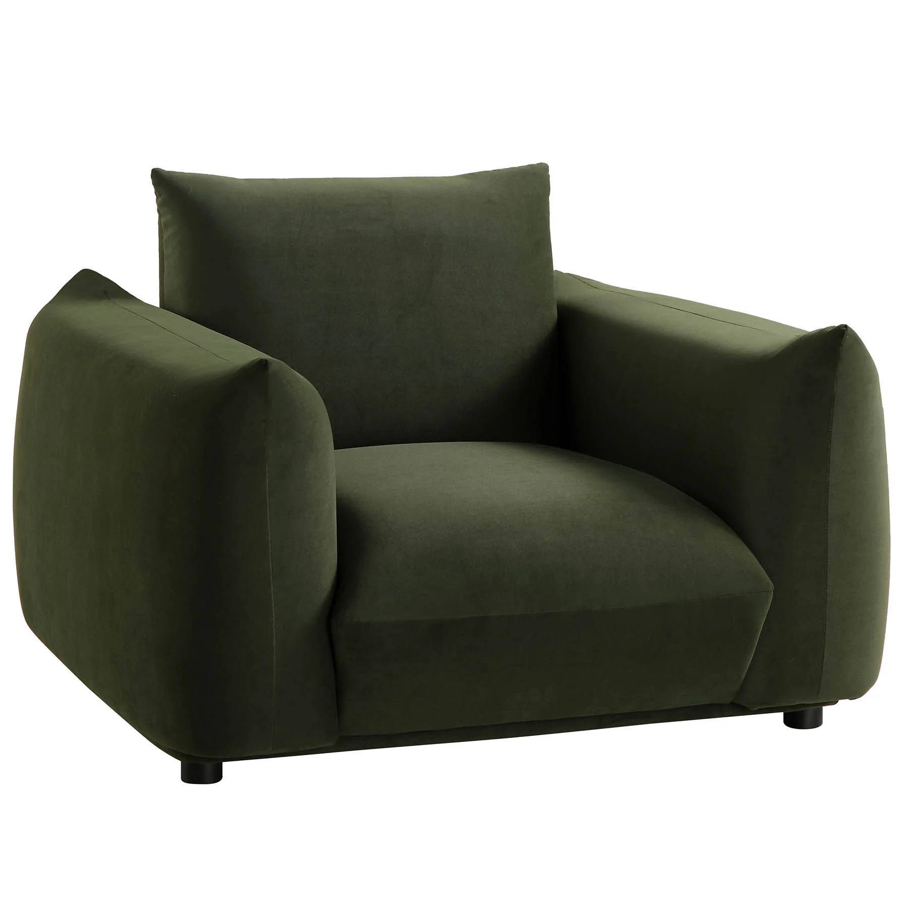 Gianni Armchair, Moss Green Velvet - Image 5
