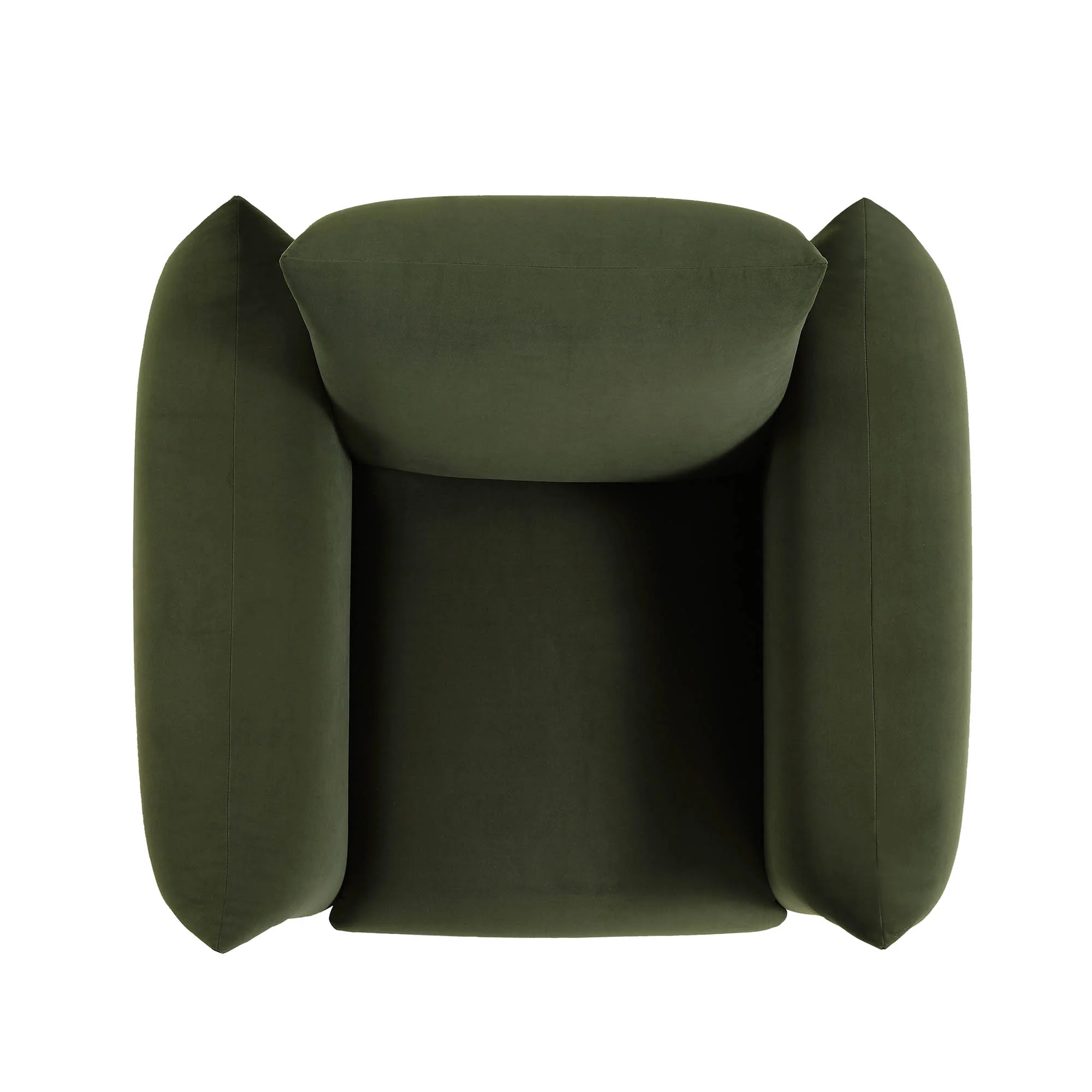 Gianni Armchair, Moss Green Velvet - Image 7