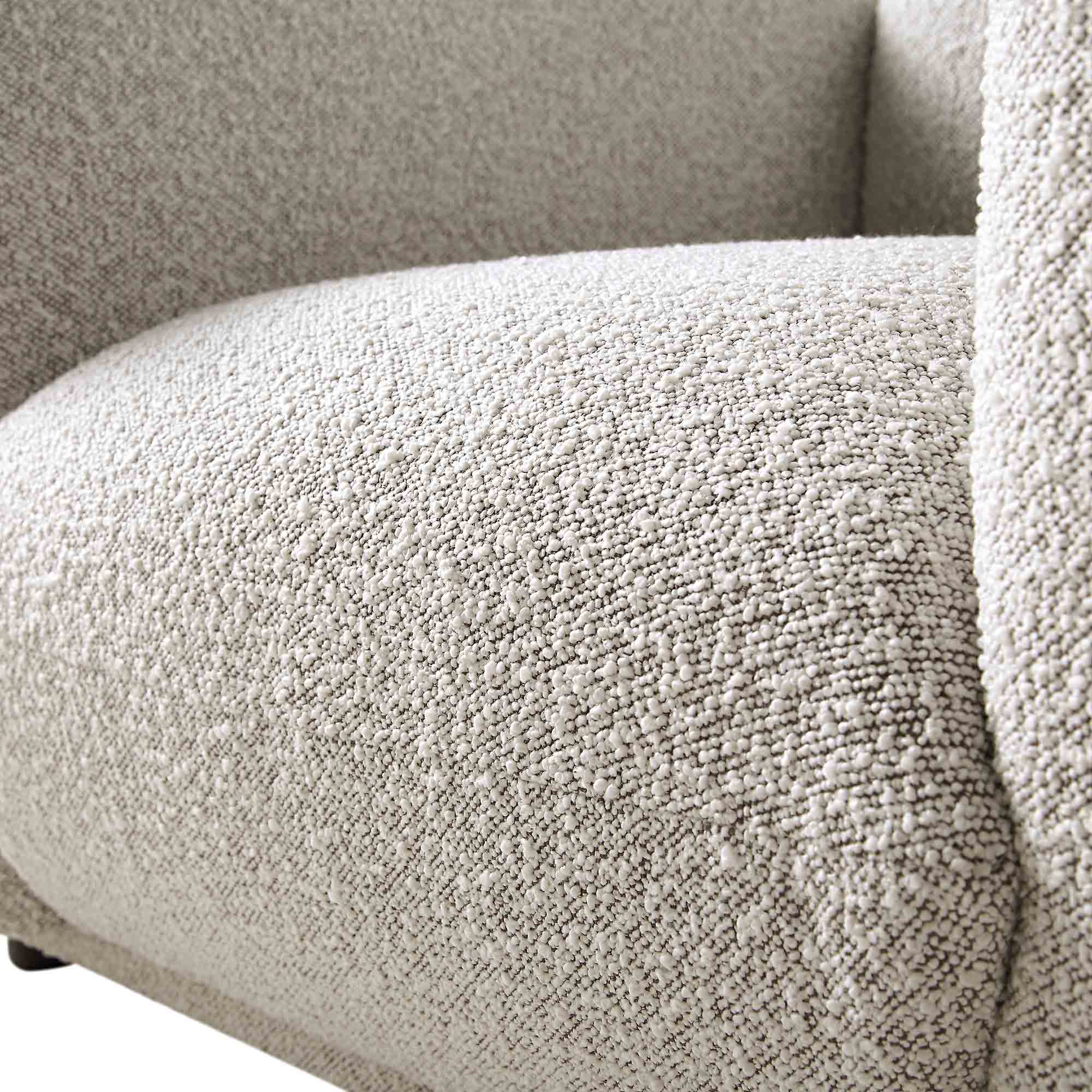 Gianni Armchair, Mist Grey Boucle - Image 13
